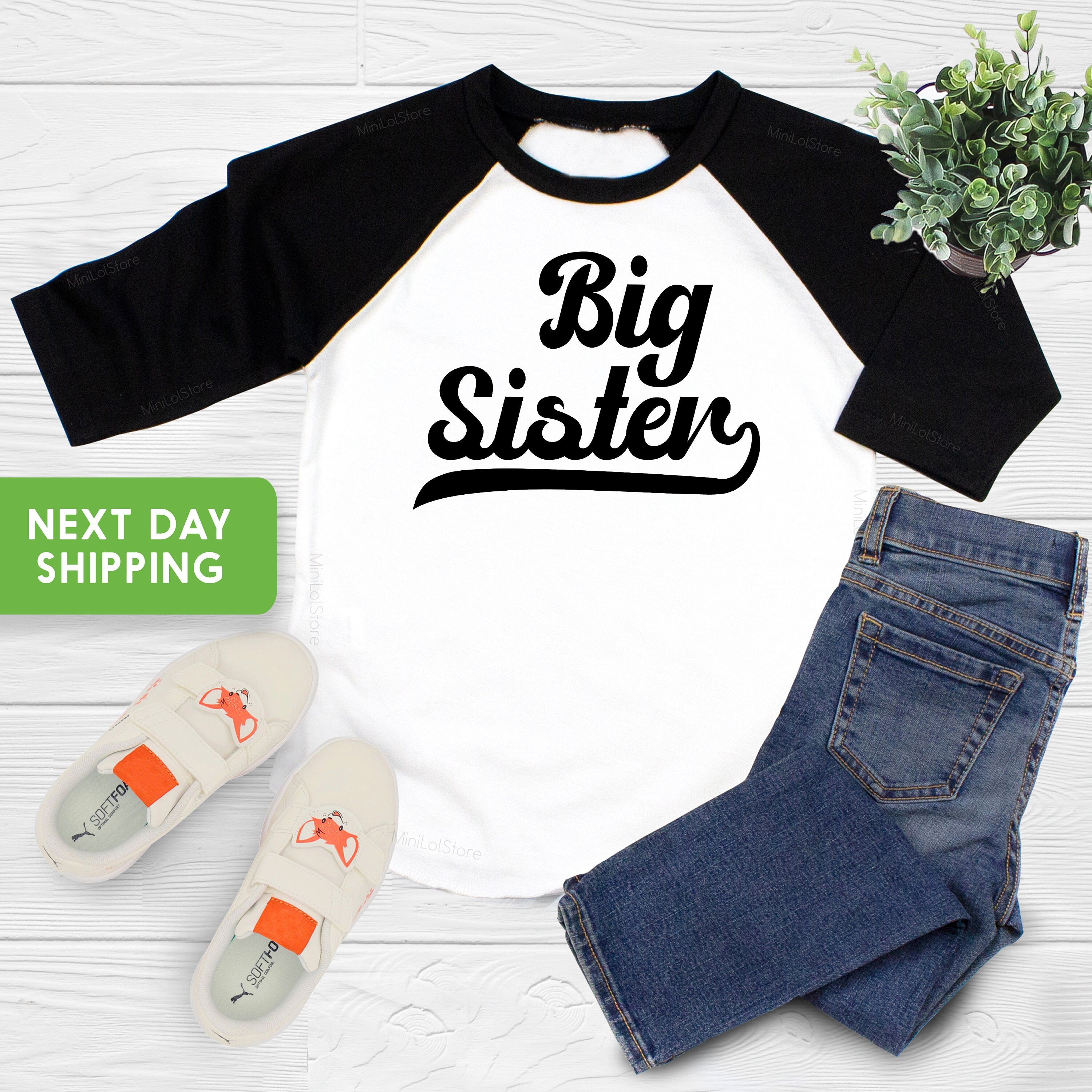 Big Sister Toddler Shirt, Retro Big Sister Shirt, Vintage Big Sister Shirt