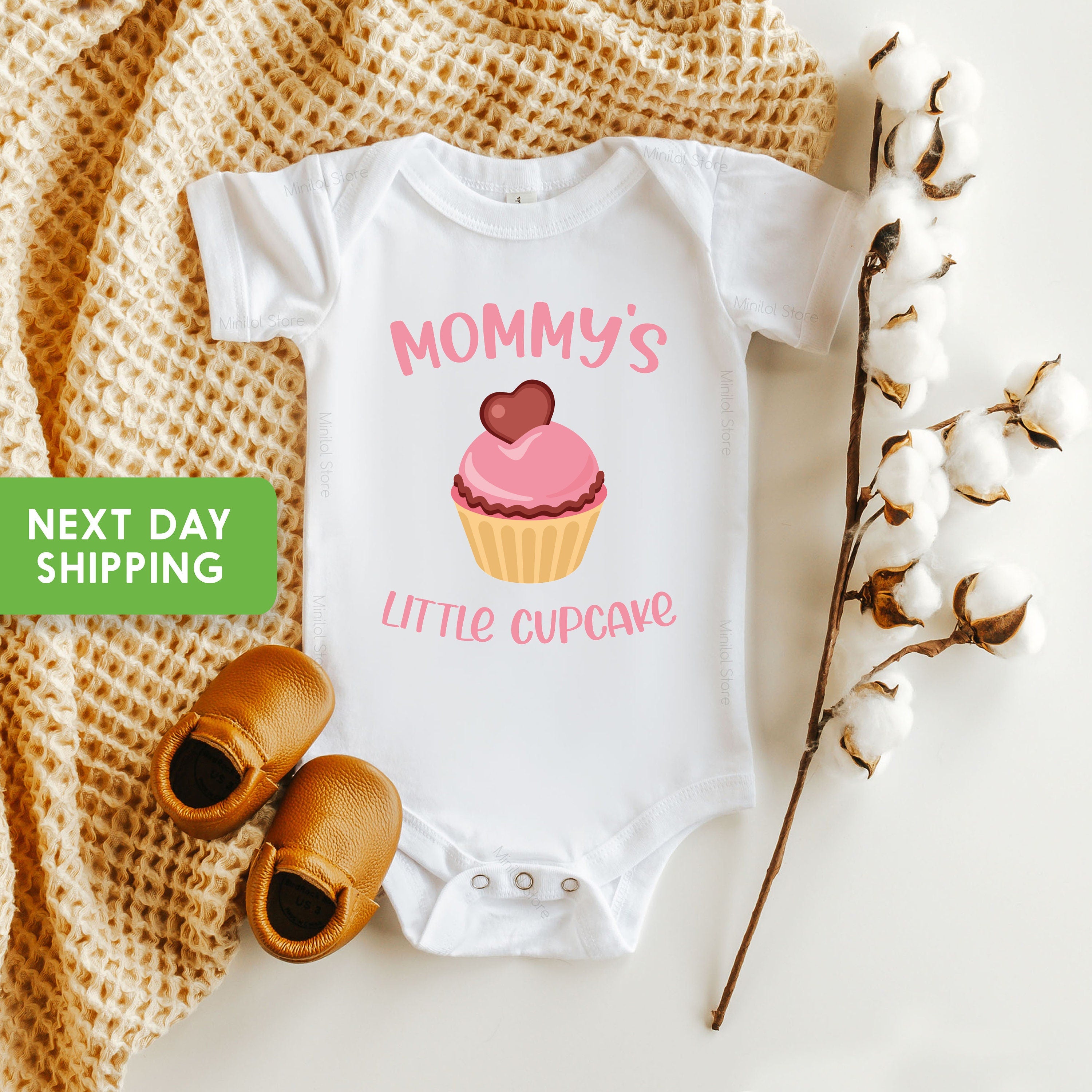 Mommy's Little Cupcake Onesie® Cute Mather's Day Shirt, Mothers' Day Gift