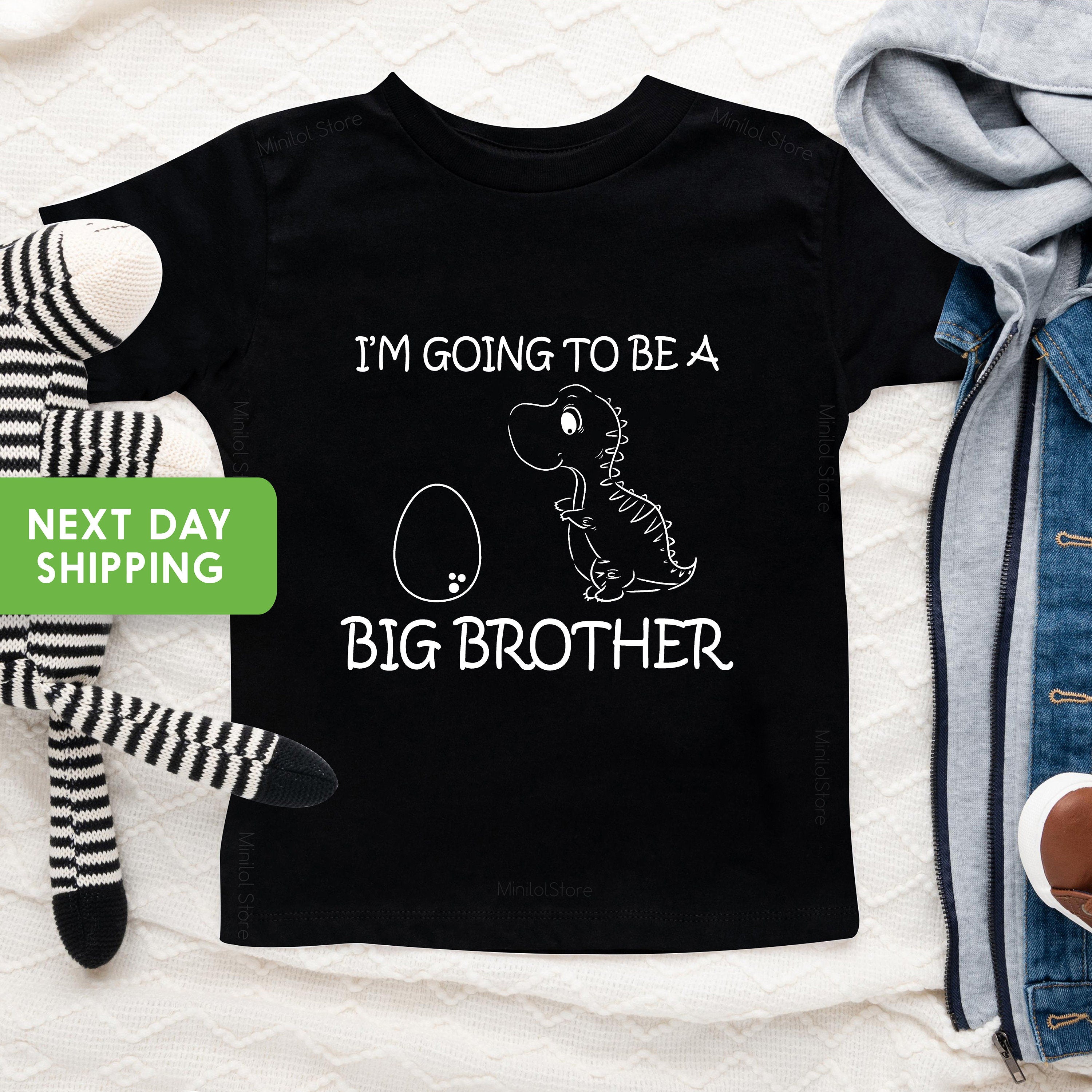 I'm Going To Be A Big Brother Shirt, Dinosaur Egg Shirt, Pregnancy Reveal Shirt, Brother Announcement, Baby Shower Gift