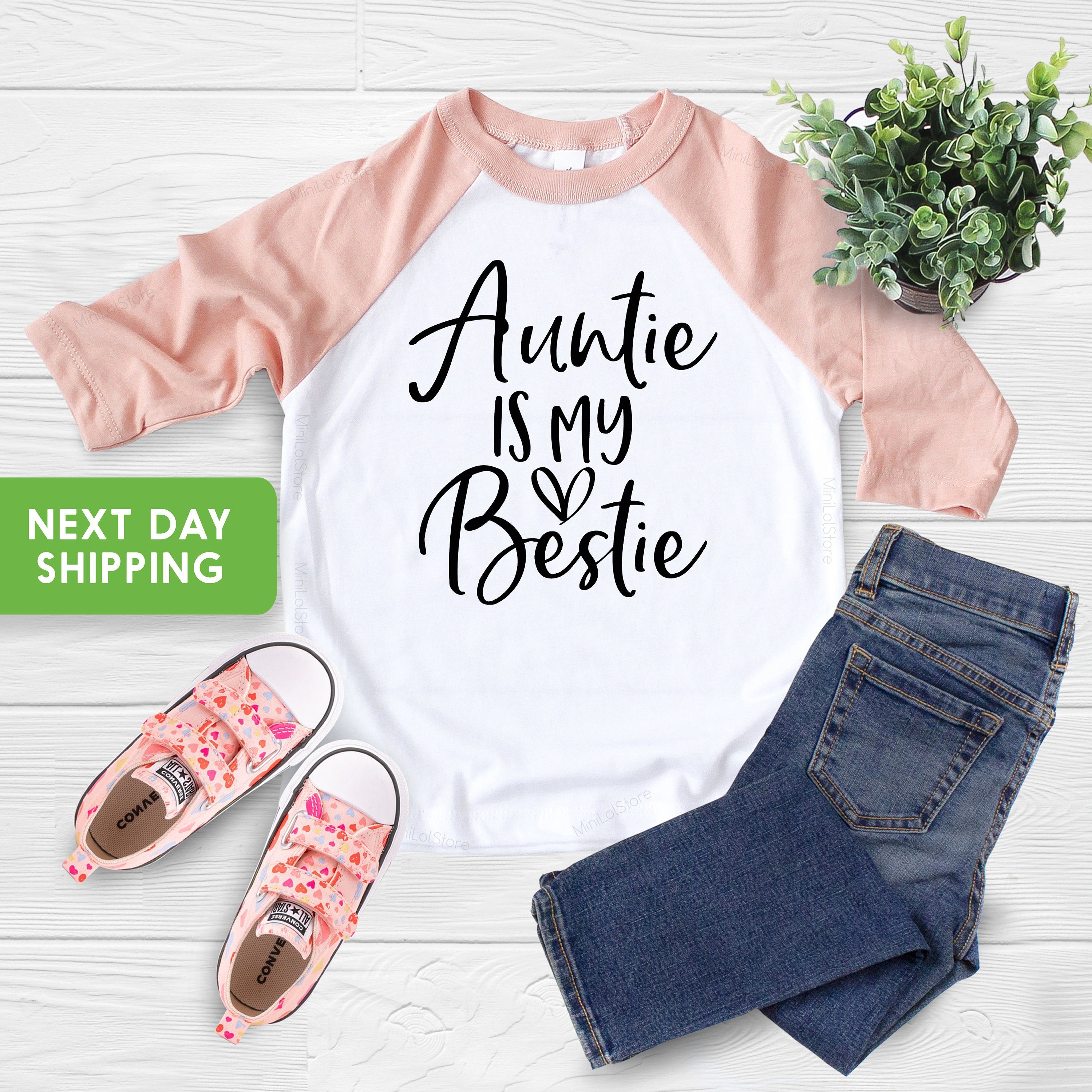 Auntie Shirt, Auntie Is My Best Bodysuit, Baby Gift From Auntie For Mothers Day