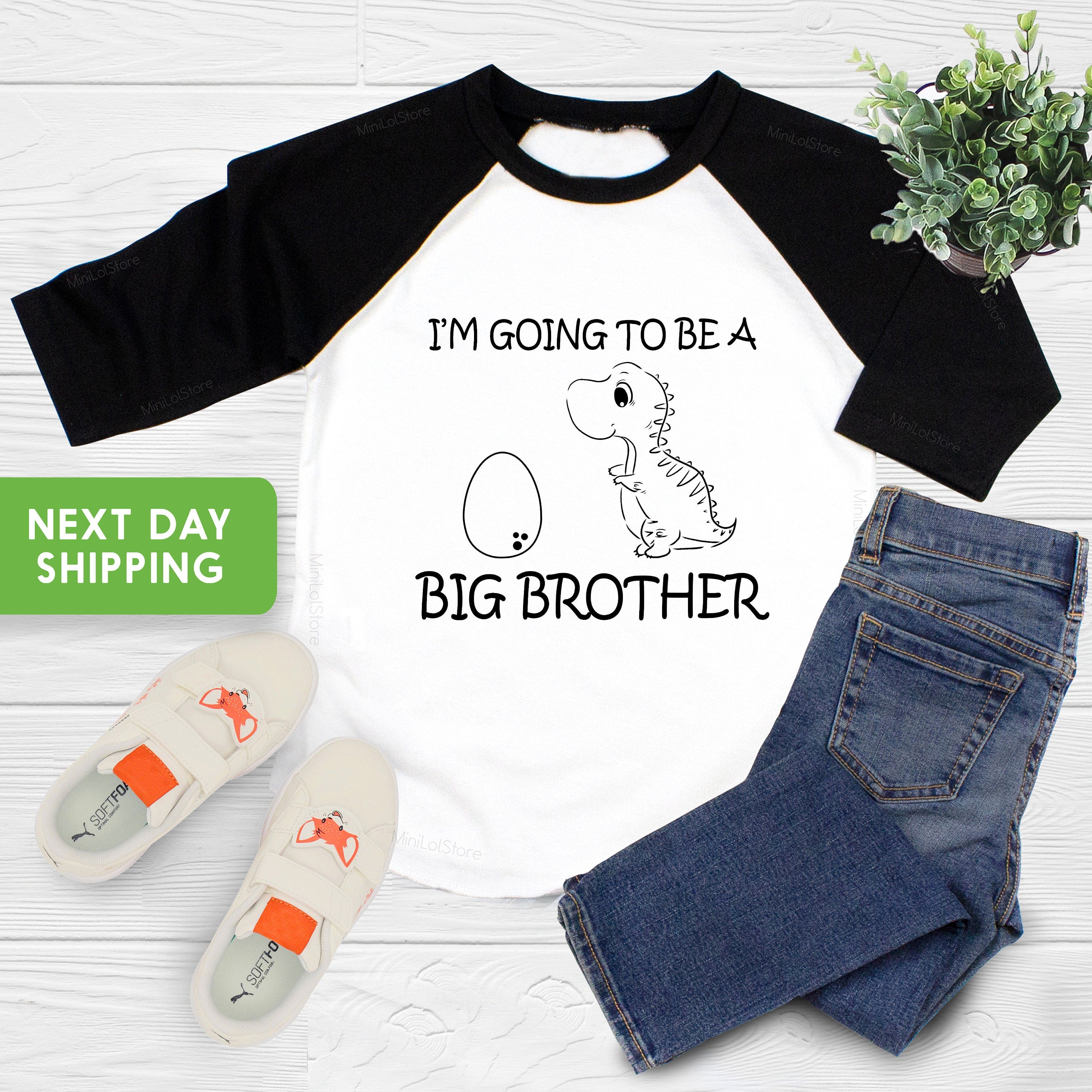 I'm Going To Be A Big Brother Shirt, Dinosaur Egg Shirt, Pregnancy Reveal Shirt, Brother Announcement, Baby Shower Gift