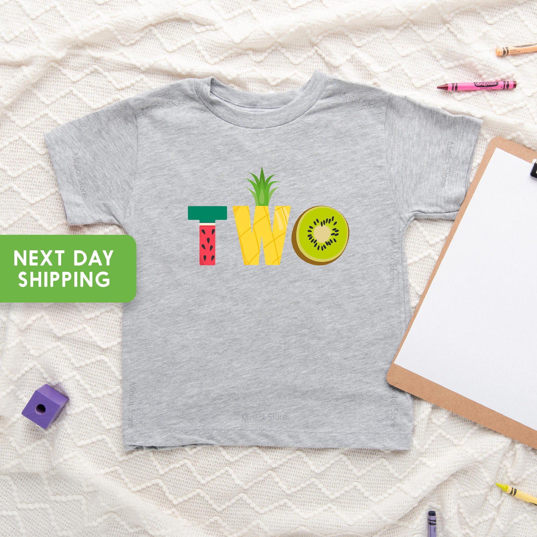 Twotti Fruitti Shirt, Second Birthday Tee, Fruity 2nd Birthday, Gift Birthday Outfit Twotti Fruitti Birthday, Gift Fruity Shirt