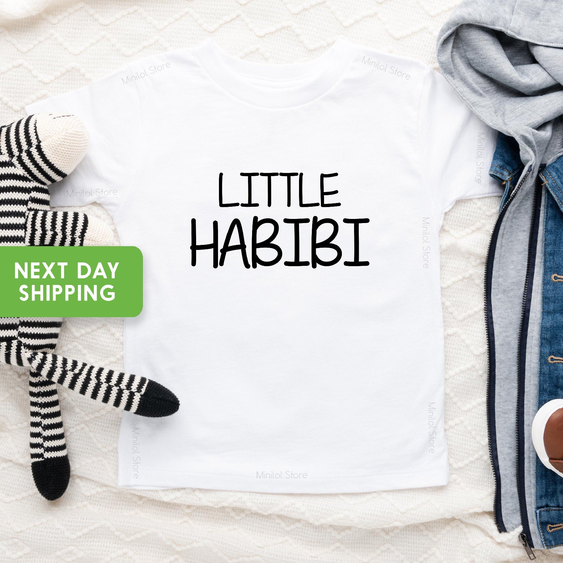 Little Habibi Onesie®, Muslim Baby Onesie®, Arabic Baby Bodysuit, Cute Muslim Baby Gift , My Darling Outfit