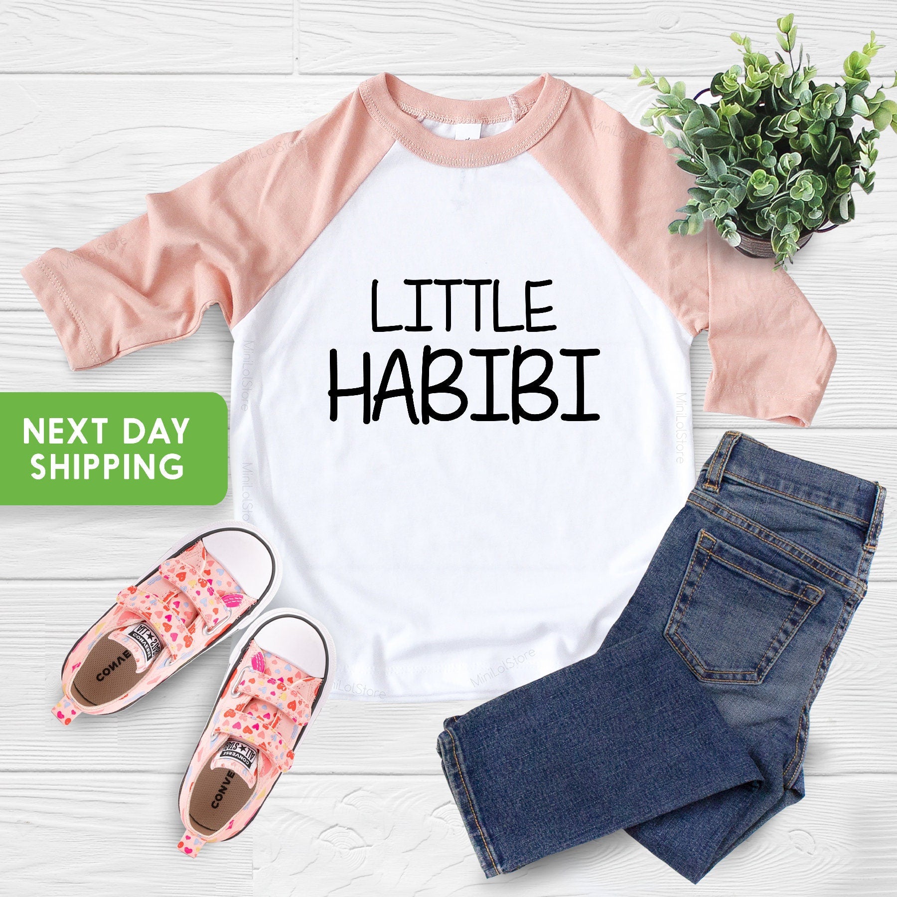 Little Habibi Toddler Shirt, Muslim Kids Shirt, Arabic Toddler Tee, Cute Muslim Kids Gift , My Darling Outfit