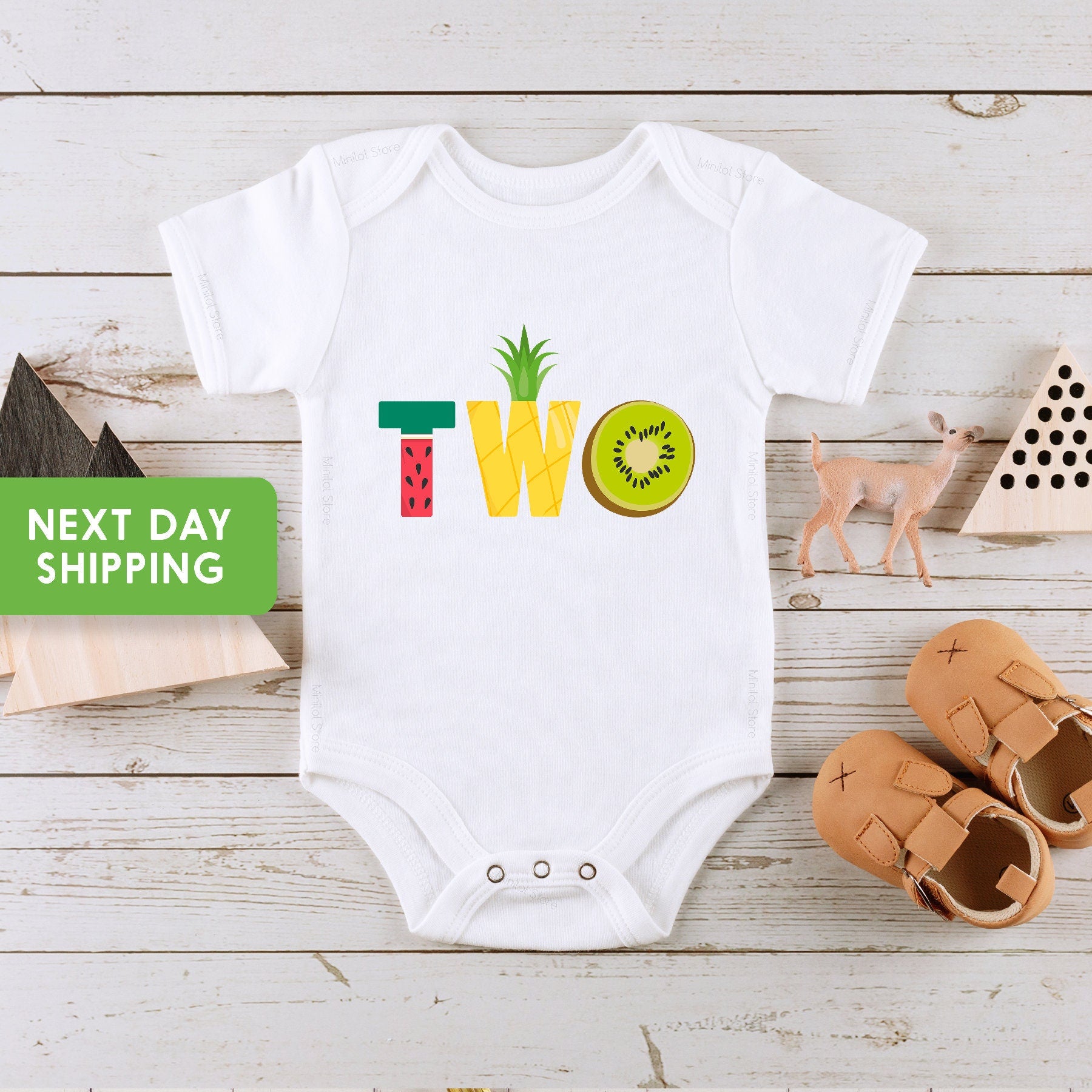 Twotti Fruitti Onesie®, Fruity 2nd Birthday, Second Birthday Onesie®, Gift Fruity Onesie®, Gift Birthday, Outfit Twotti Fruitti Birthday