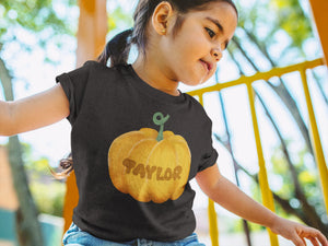 Seasonal apparel color chart for Personalized Pumpkin Fall Kids Shirt