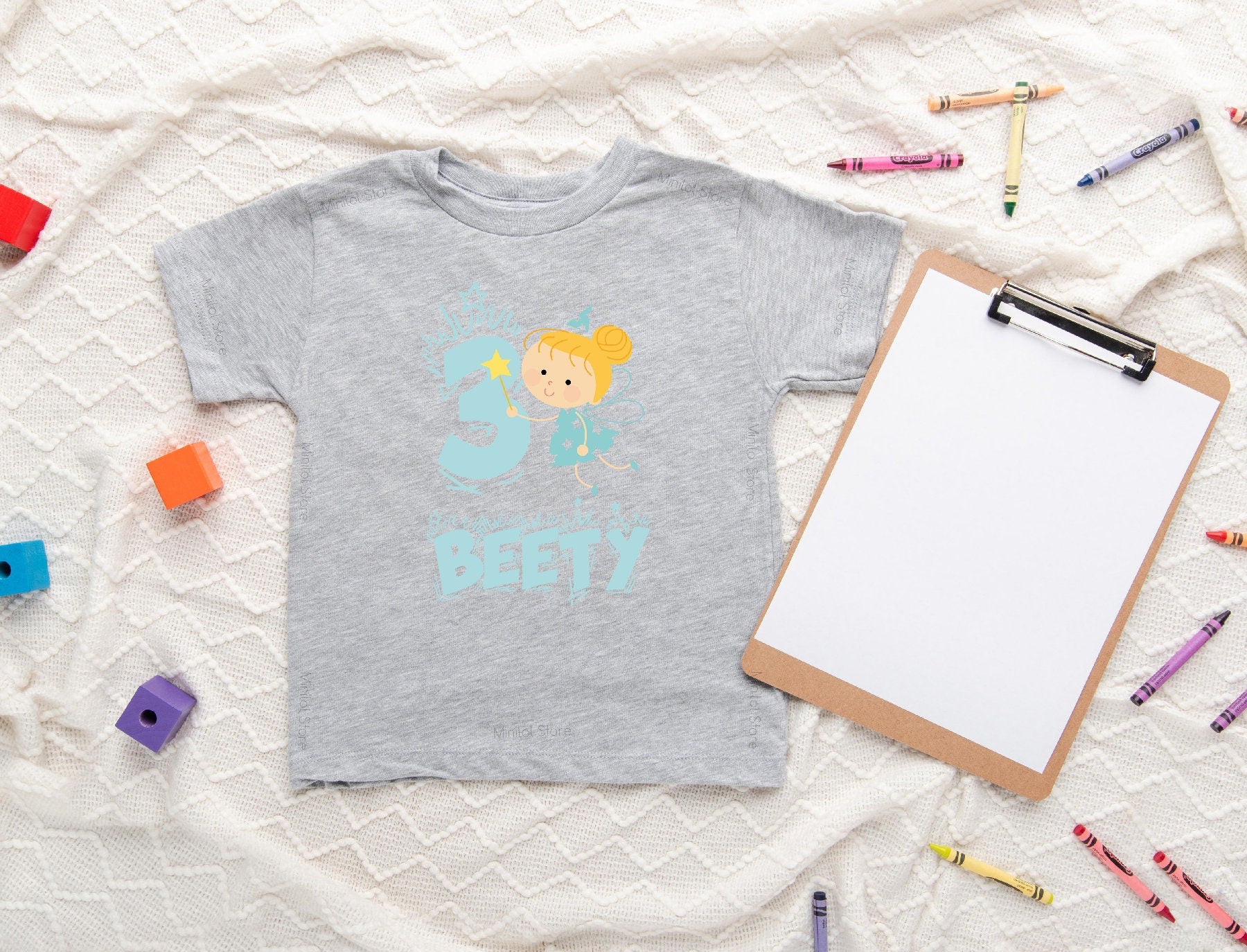 Personalized 3rd Birthday 3/4 Raglan Shirt, Third Birthday Shirt, Custom 3 Year Old Fairy Girl Tee