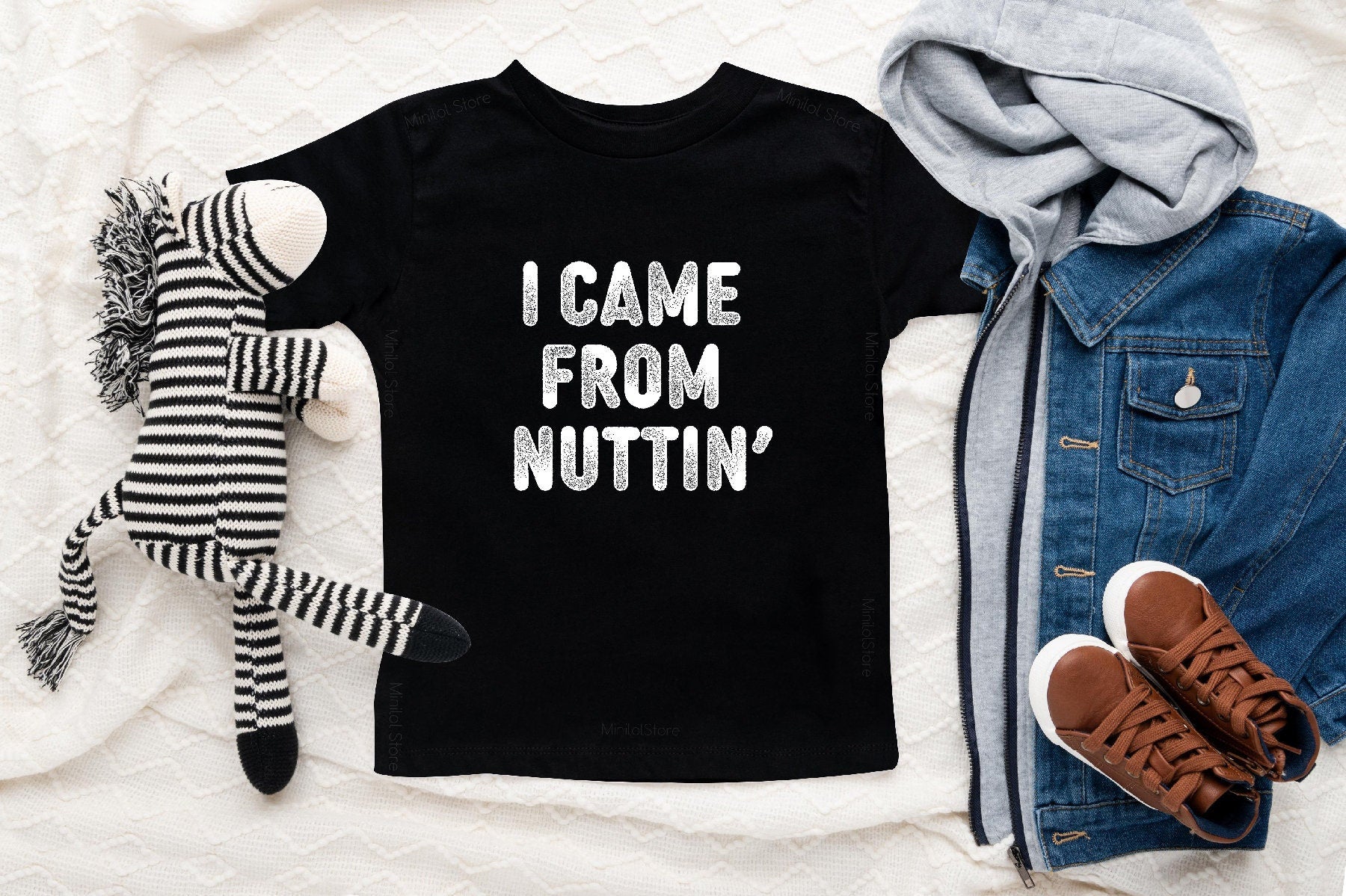 Funny Kids Shirt, I Came From Nuttin' Kids Shirt, Inappropriate Baby Onesie®, Funny Baby Onesie®, Baby Shower Gift