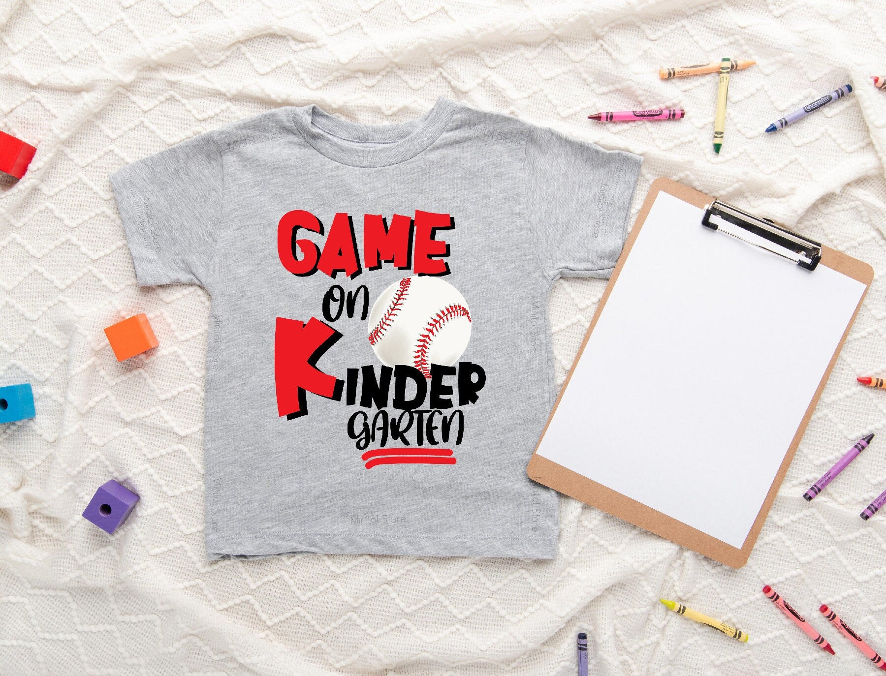 Kindergarten Shirt, First Day of School Kindergarten, Kindergarten, School Game Shirt, Little Boy, Baseball Boy Shirt, School Shirt