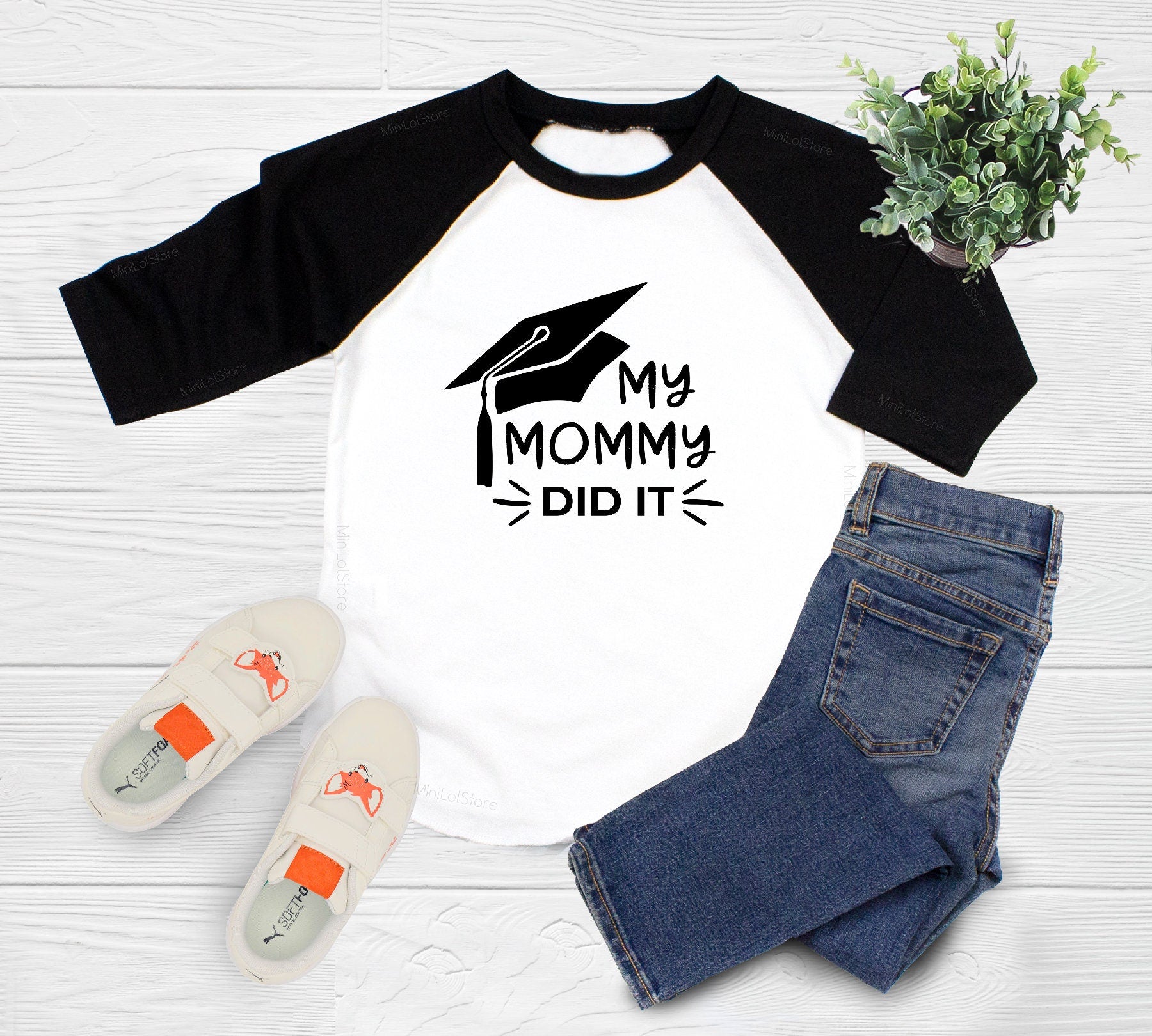 My Mommy Did It! Kids Shirt, Baby Graduate Bodysuit, Graduation Shirts, Family Graduation Shirts, Seniors Class of 2022, Cute Kids Clothes