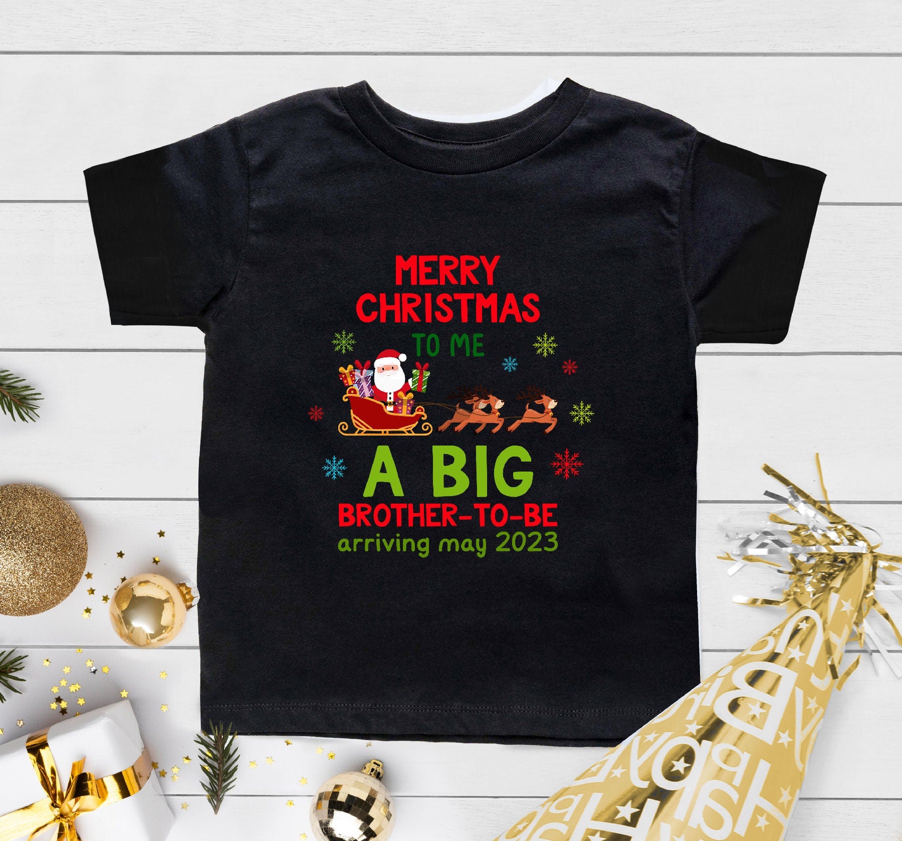 Big Brother To Be, Christmas Big Brother, Personalized Big Brother Shirt, Christmas Baby Announcement, Christmas Pregnancy Announcement