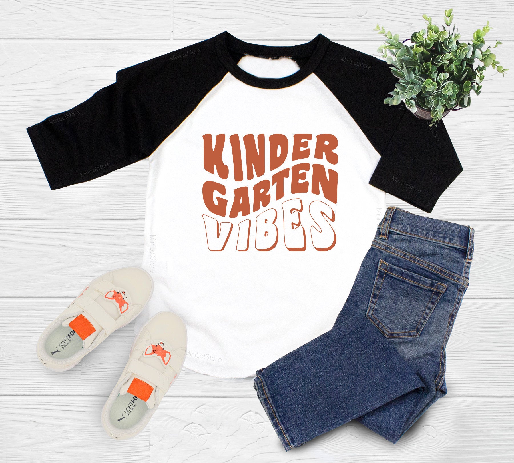 Back to School Shirt, Kindergarten Vibes Kids Shirt, First Day of School Shirt, School Shirt, Toddler School Tee, Groovy, Kindergarten Shirt