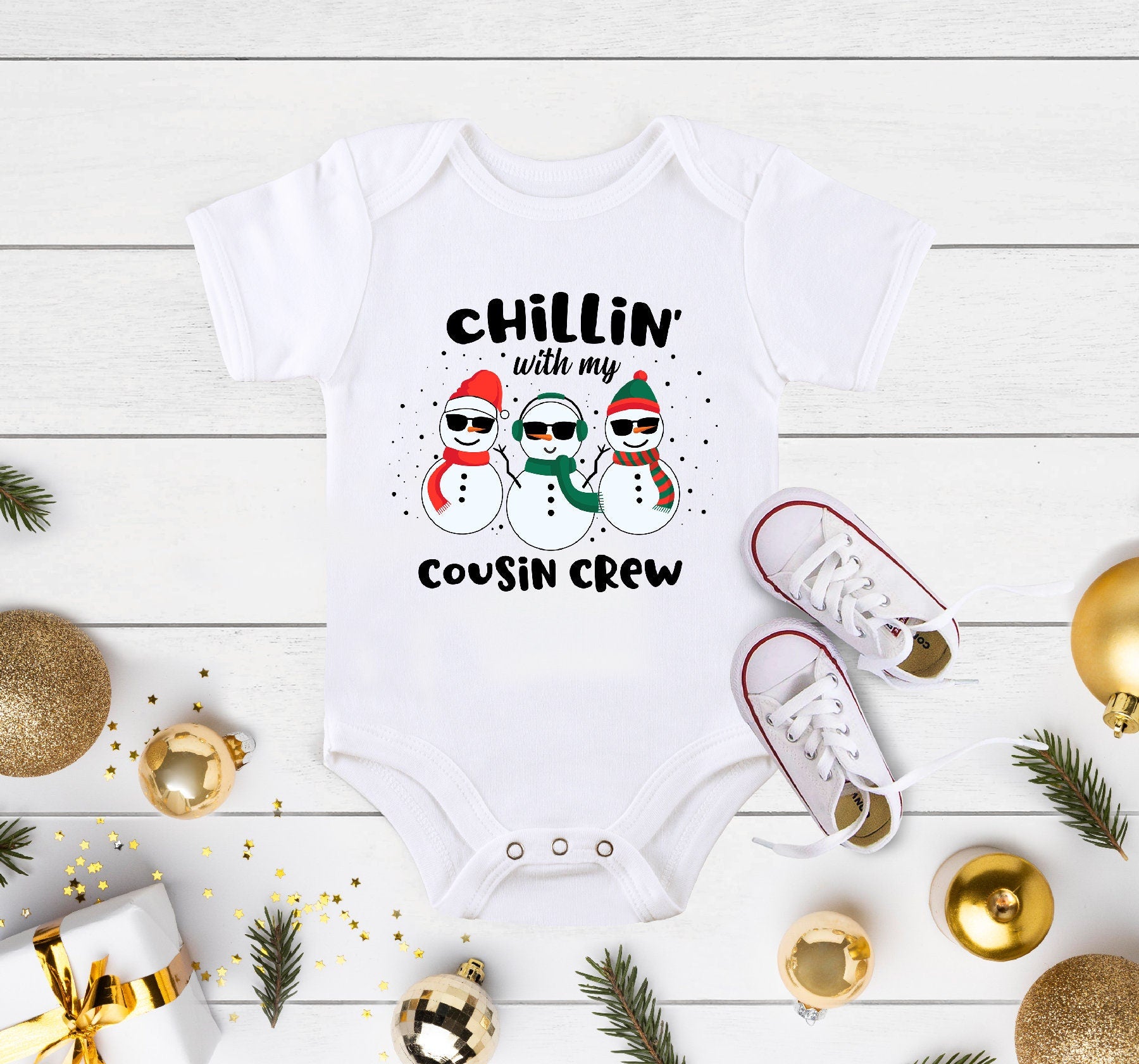 Cousin Crew Christmas Shirts, Funny Christmas Baby Onesie®, Merry Christmas Shirt, Funny Christmas, Family Christmas Shirt, Cousin Crew Tee