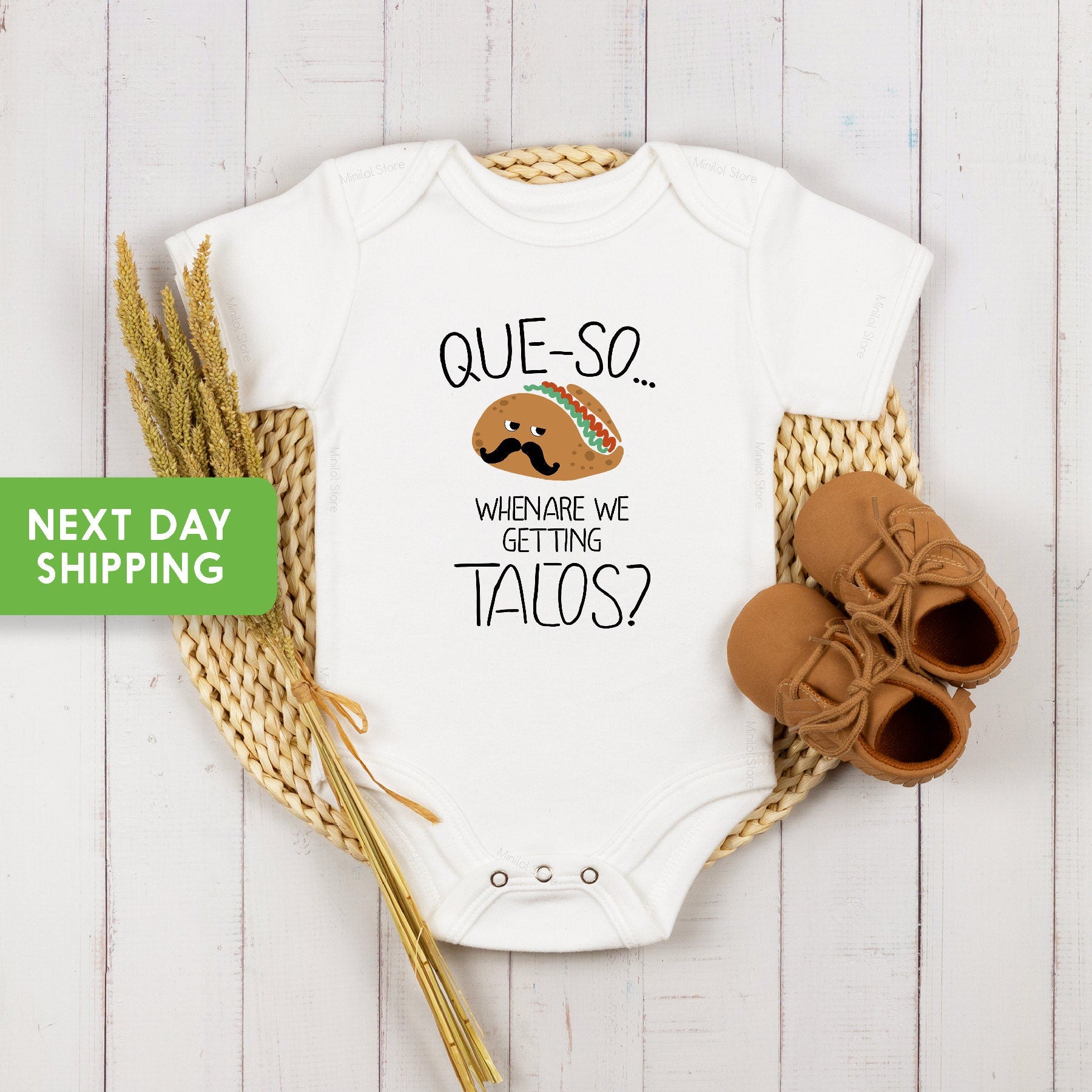 Taco Tuesday Baby Bodysuit, Funny Baby Gifts, Funny Baby Bodysuit, Funny Baby Clothes, Cute Baby Outfit, Baby Shower Gift, Baby Gifts