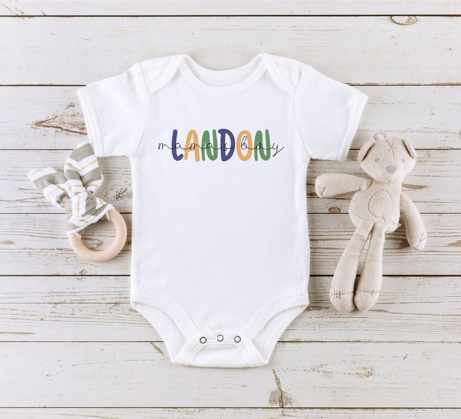 Mama's Boy Personalized Toddler Shirt and Onesie®, Baby Boy Onesie®s & T-Shirt, Personalized Gift, Gender Reveal Party, Mother's Day Gift