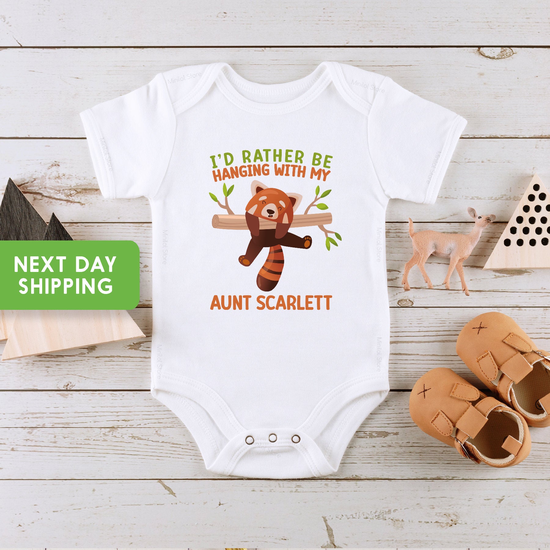 I'd Rather Be Hanging With My Aunt Onesie®, Aunt Onesie®, Auntie Onesie®, Personailzed Aunt Onesie®, Custom Aunt Onesie®, Baby Shower Gift