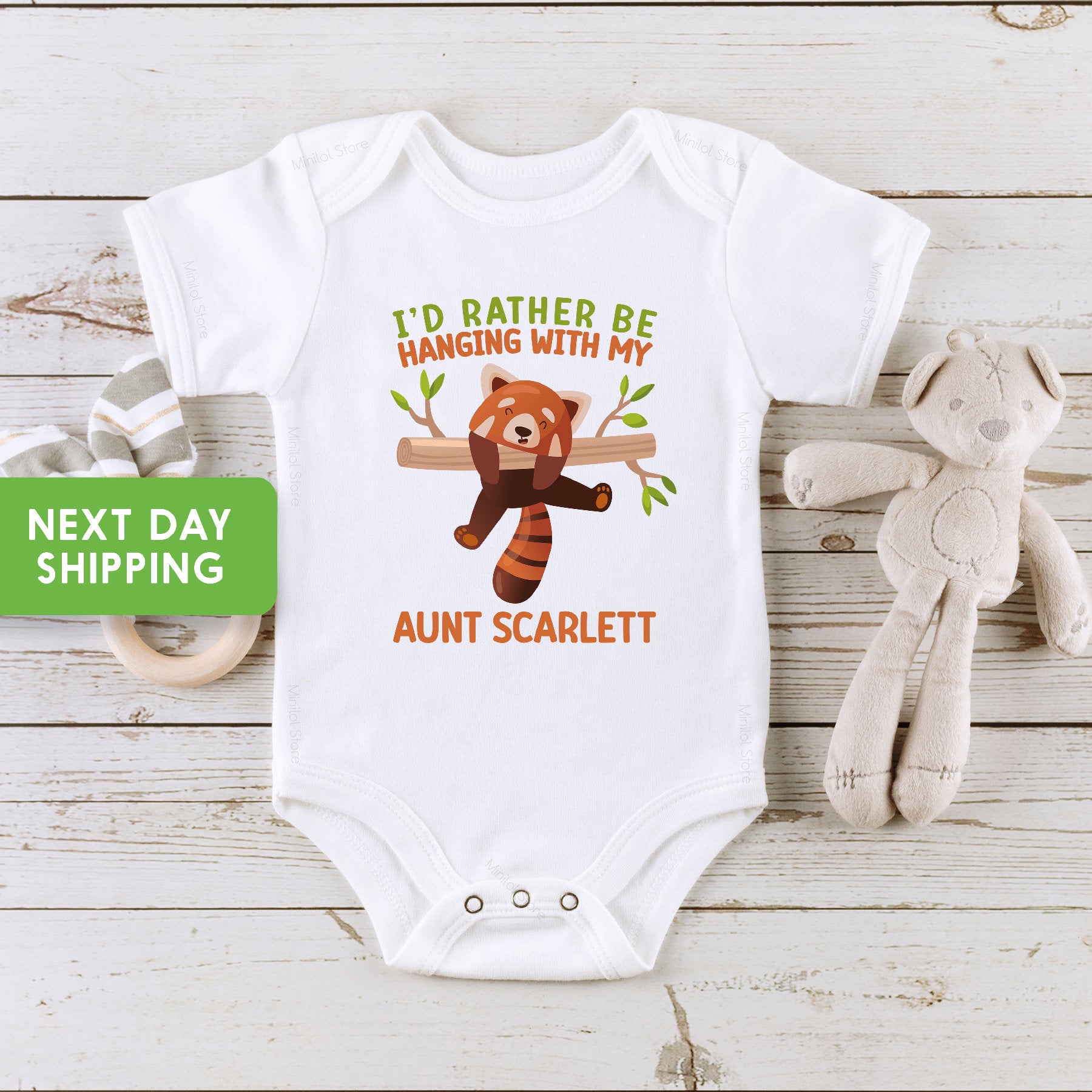 I'd Rather Be Hanging With My Aunt Onesie®, Aunt Onesie®, Auntie Onesie®, Personailzed Aunt Onesie®, Custom Aunt Onesie®, Baby Shower Gift