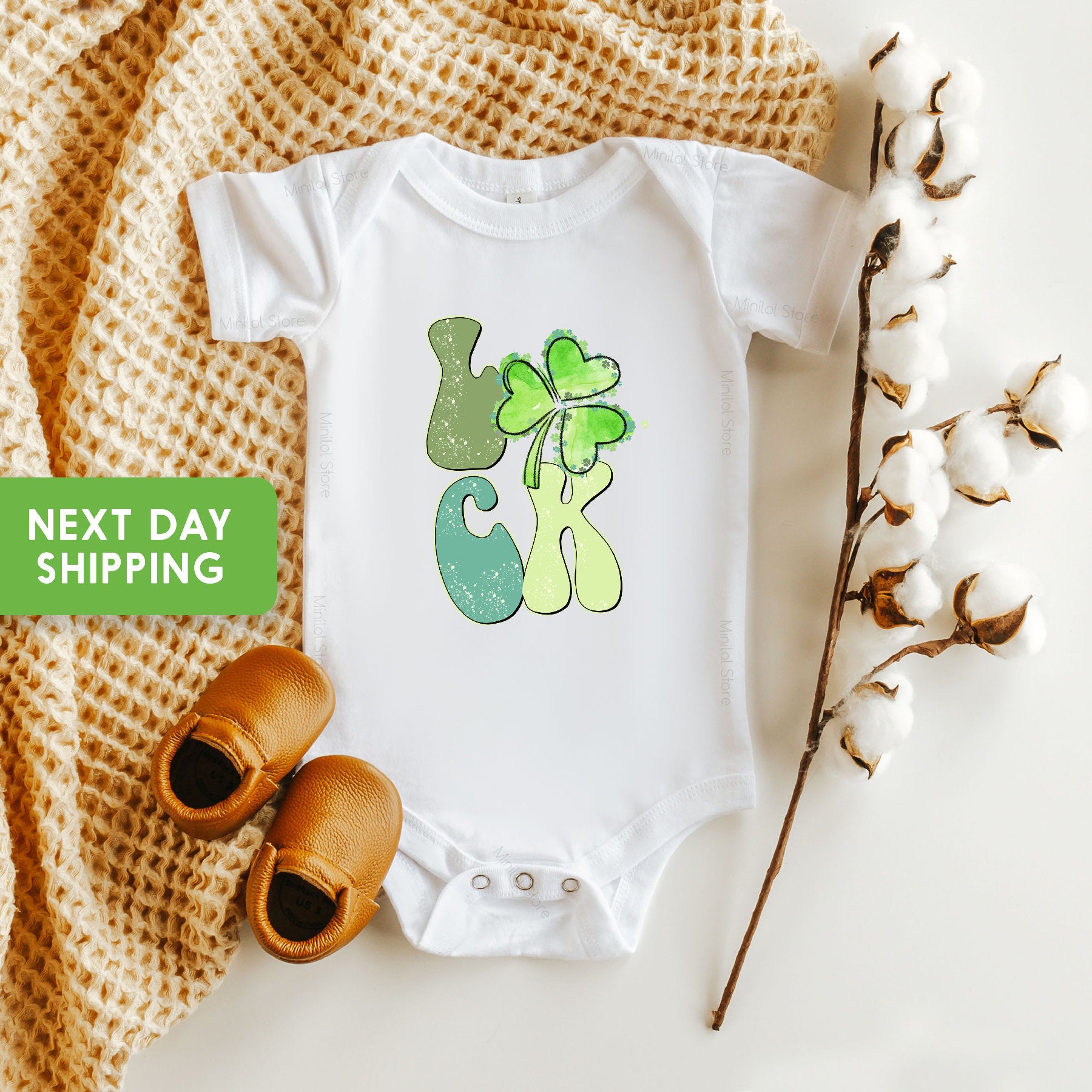 Luck Baby Onesie®, St Patrick's Day Toddler Shirt, St. Patrick's Day Baby Onesie®, Cute Patrick's Day Gift Baby Onesie®, Luck Toddler Shirt