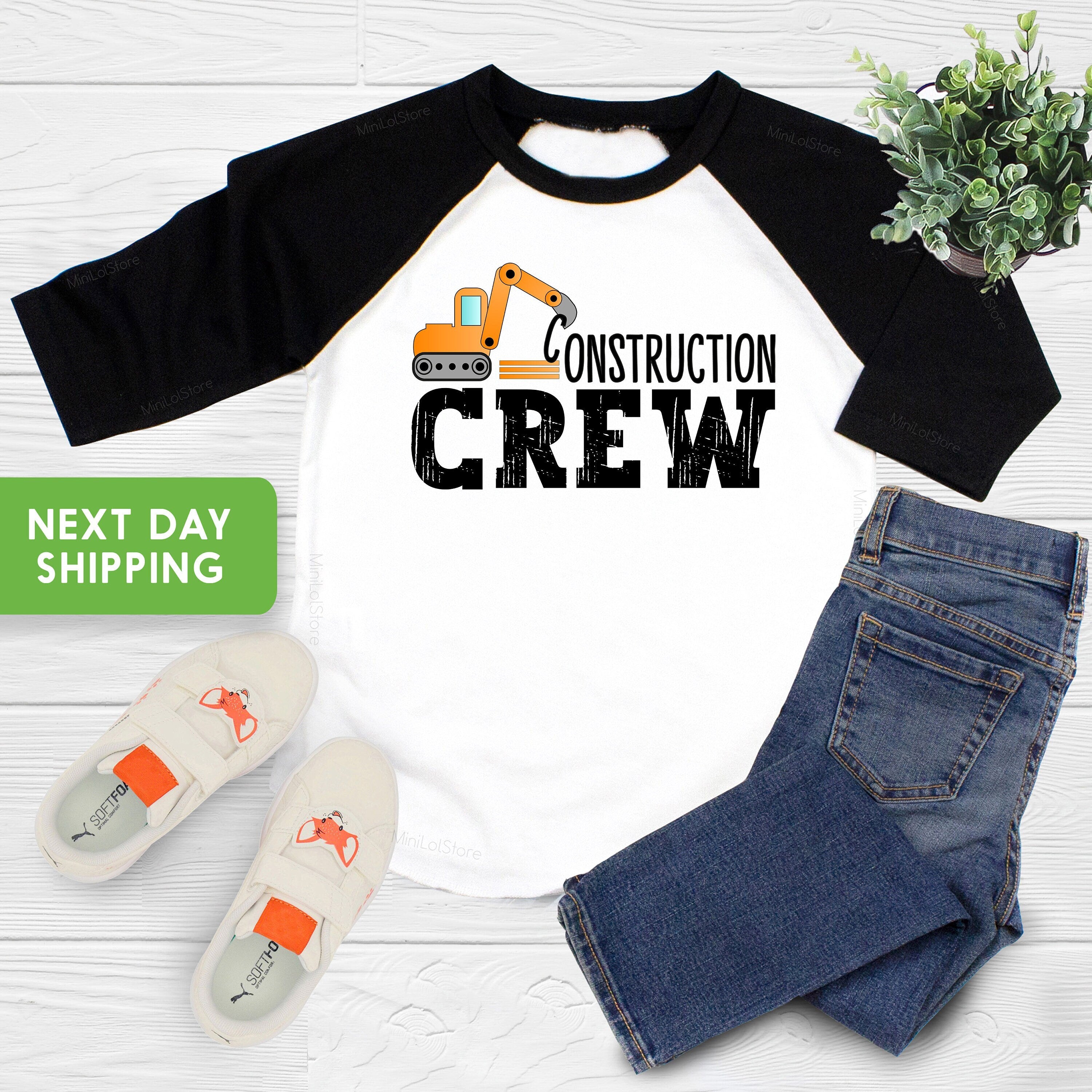 Construction Crew Shirt, Two and Diggin' It, Birthday Boy Shirt, Dump Truck Birthday, Excavator Birthday, Construction Crew Shirt