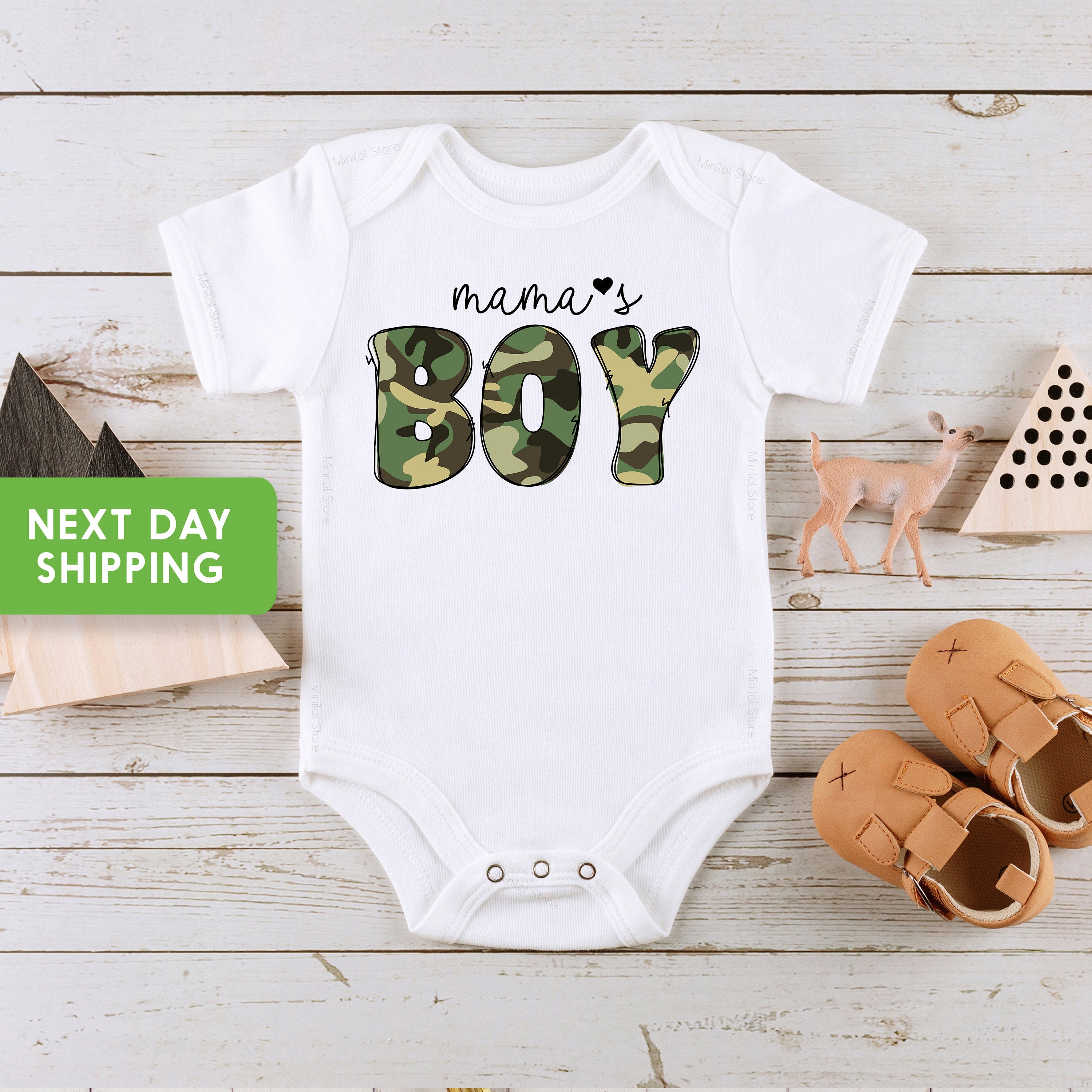 Mamas Boy Onesie®, Baby Boy Onesie®, Cute Baby Onesie®, Camo Onesie®, Country Onesie®, Mother's Day Onesie®, New Mom Gift, Mother's Day