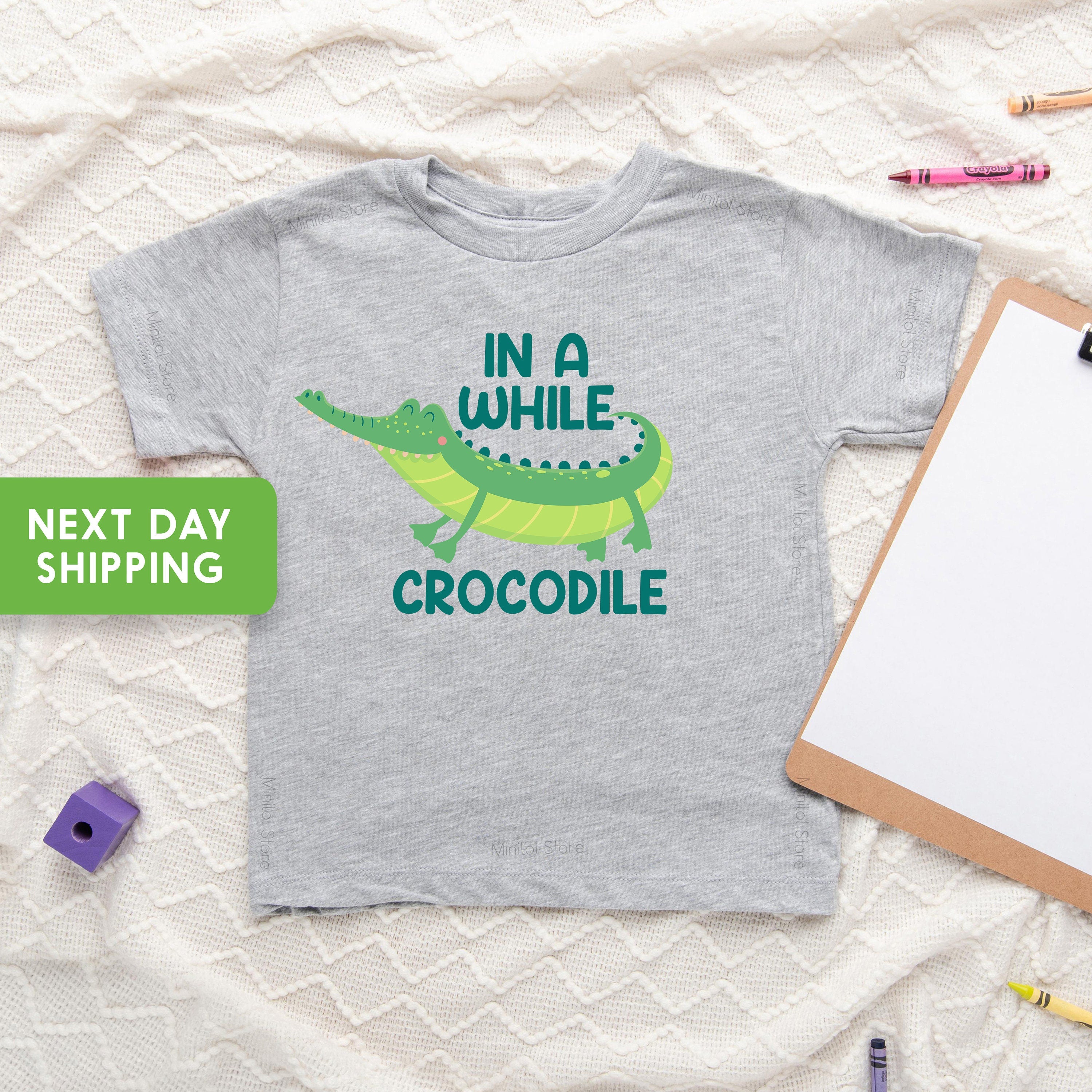 Twin Onesie®, See You Later Alligator, In A While Crocodile Twin Onesie®, Funny, Cute Twin Baby Onesie®