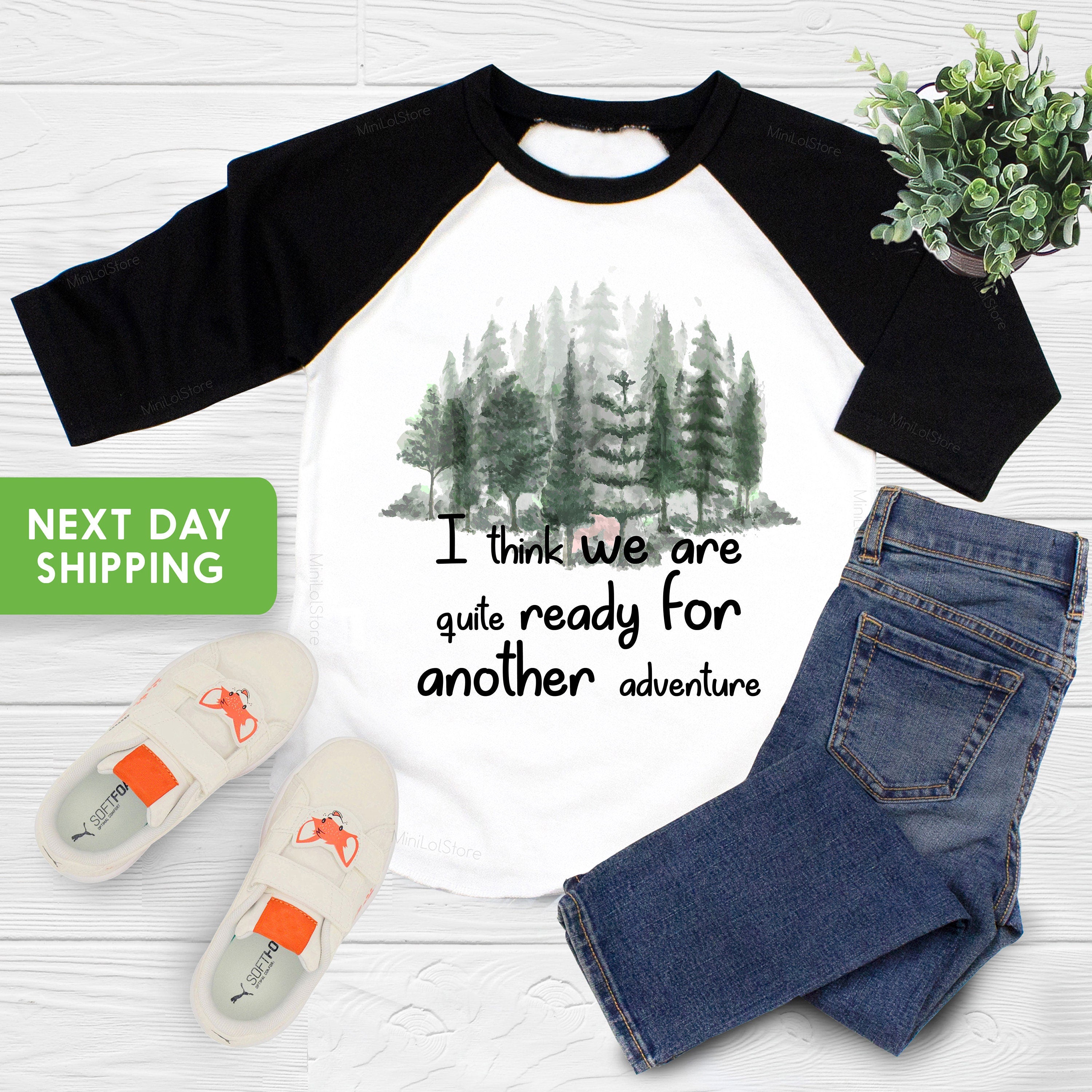 Announcement Baby Onesie®, I Think We Are Quite Ready For Another Adventure Bodysuit, Cute Bilbo Baggins quote Bodysuit