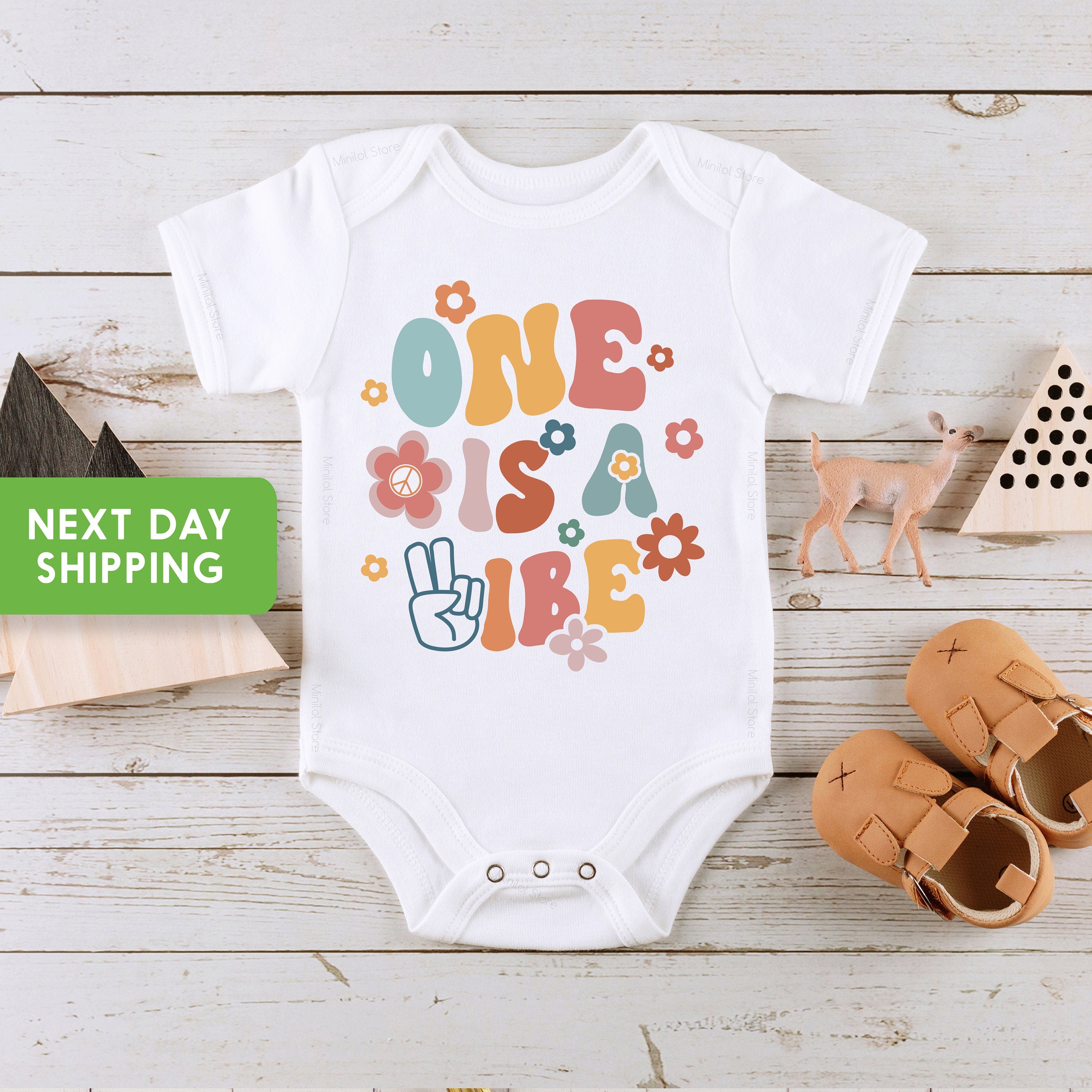 1st Birthday Onesie®, One is a Vibe 1st Birthday Onesie®, First Birthday Onesie®, Birthday Onesie®