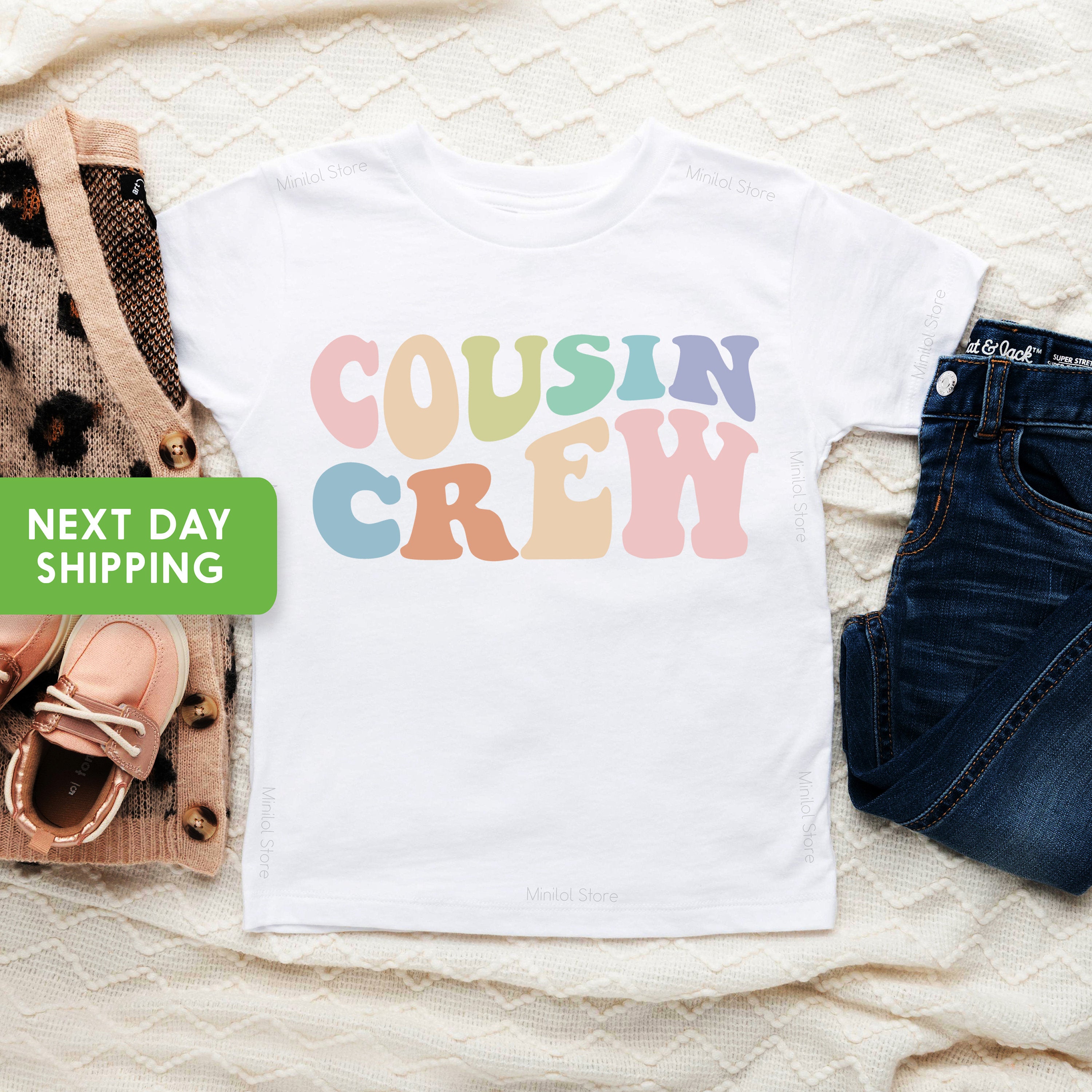 Groovy Cousin Crew Shirt, Cute Cousin Crew Baby Toddler Shirt, Family Reunion Vacation, Summer Camping Trip, Matching Cousins Shirts