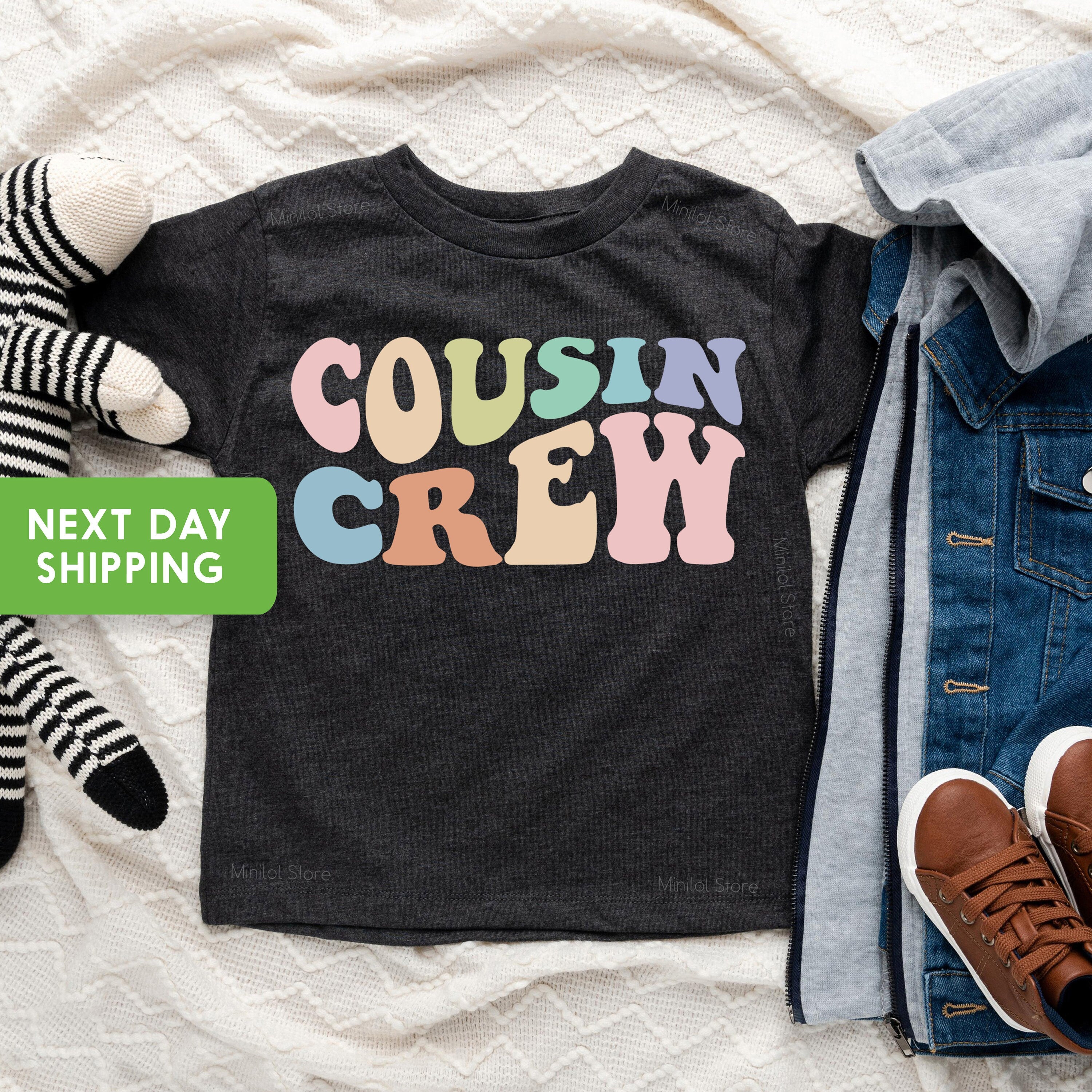 Groovy Cousin Crew Shirt, Cute Cousin Crew Baby Toddler Shirt, Family Reunion Vacation, Summer Camping Trip, Matching Cousins Shirts