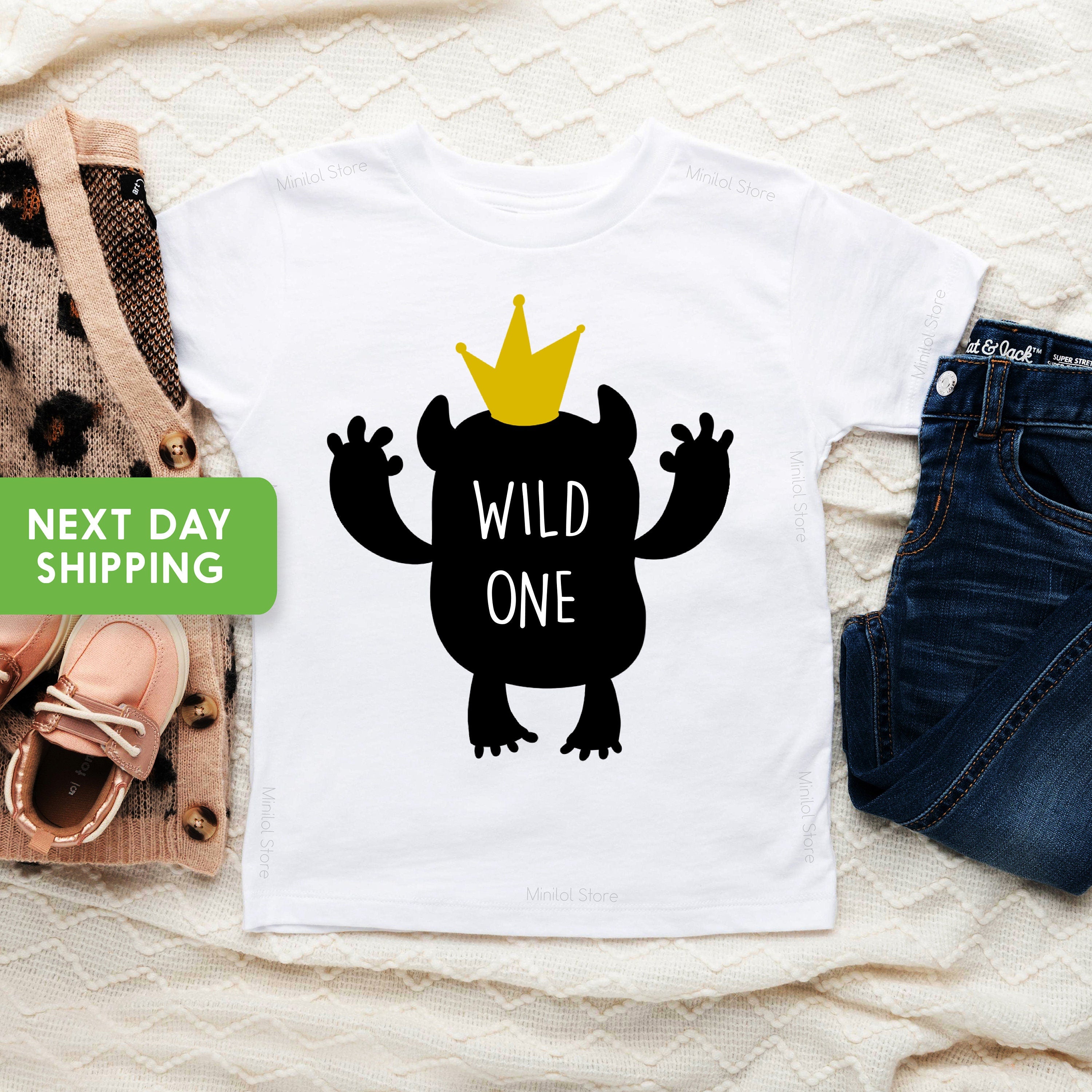 Where The Wild Are First Birthday Shirt, Wild One Birthday Onesie®, Wild 1st Birthday Shirt, 1st Birthday Toddler Shirt