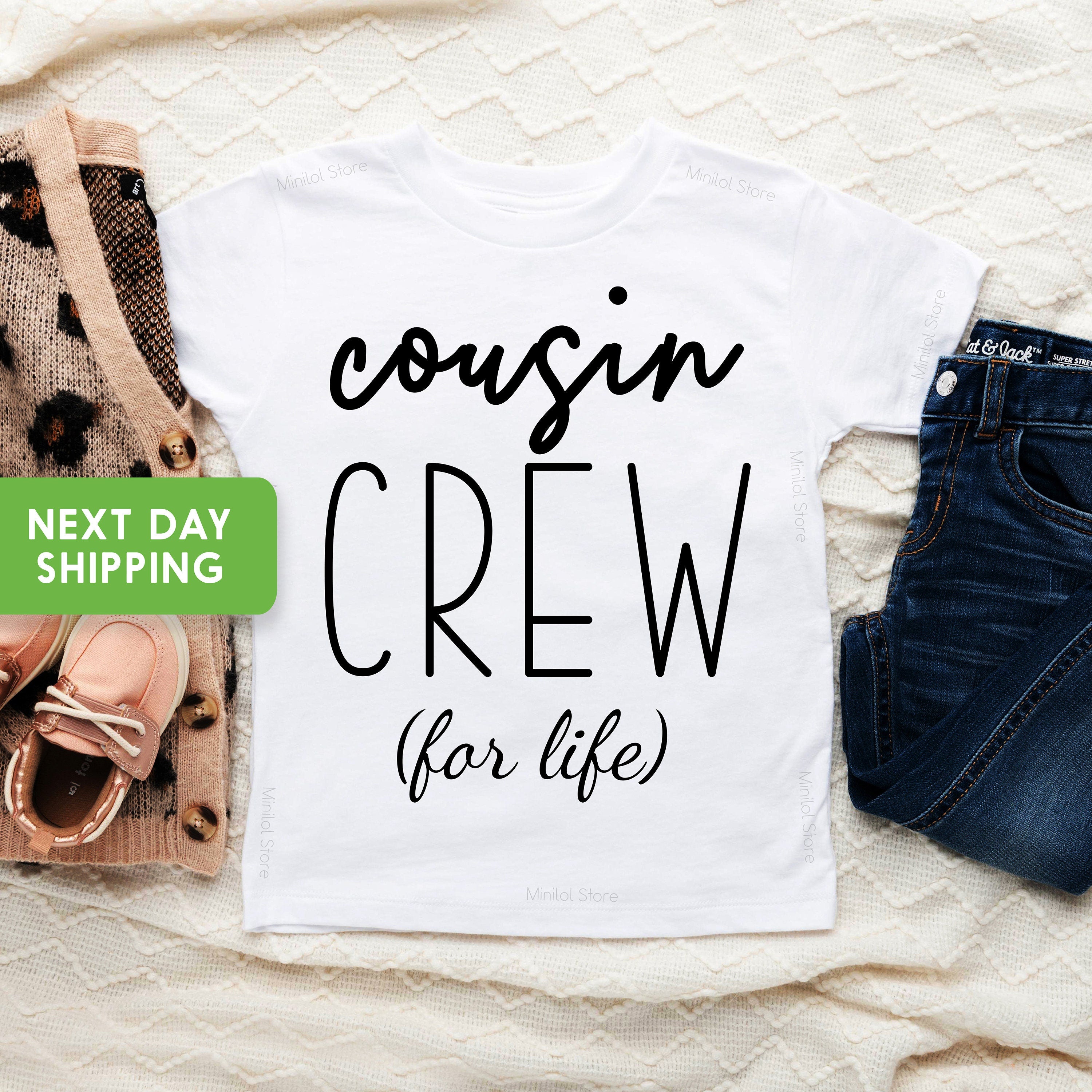 Cousin Crew Shirt, Christmas Cousin Crew Shirts Gift, Natural Toddler Tee, Cousin Crew T Shirt, Cousin Crew for Life Kids Tee, Baby Cousin