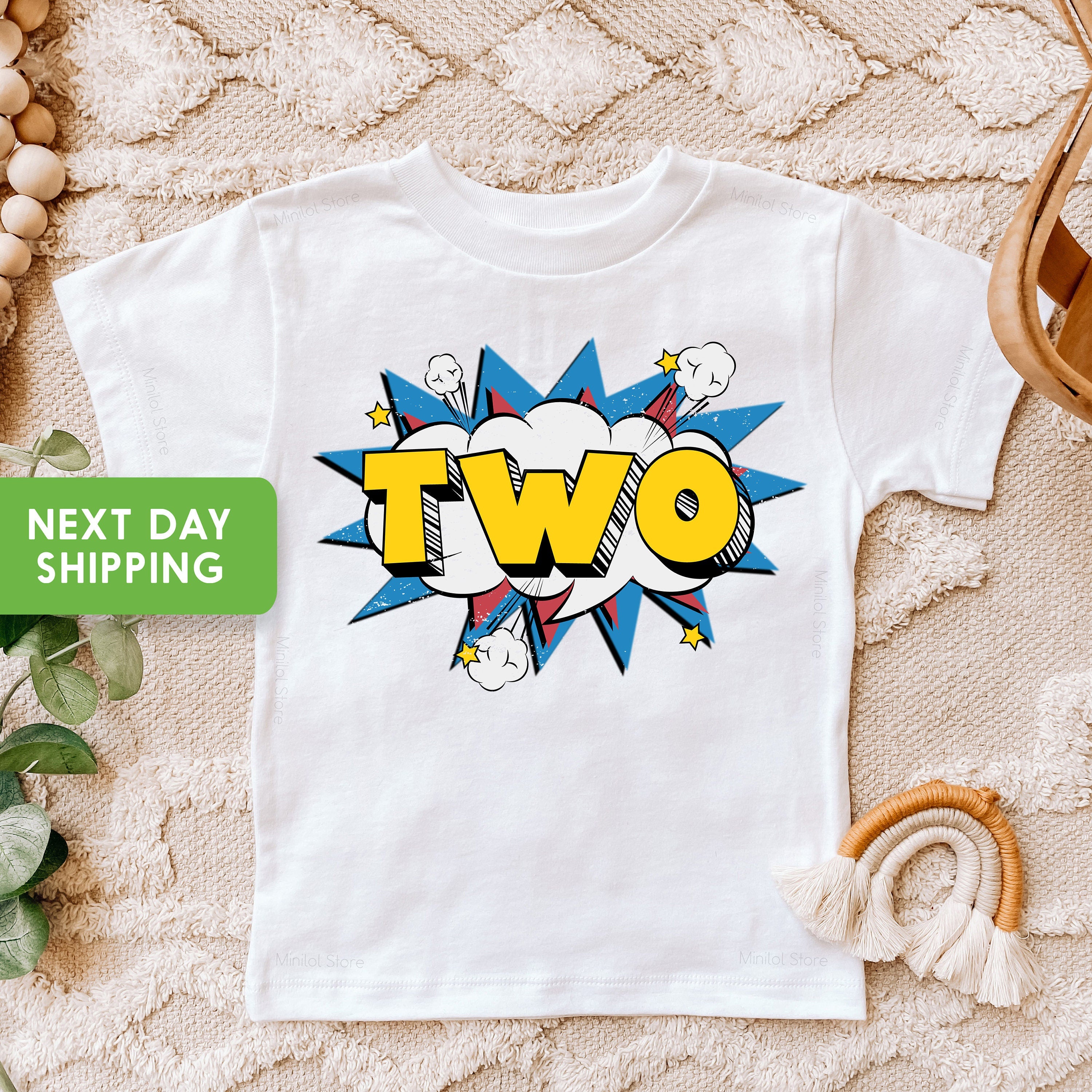 2nd Birthday Toddler Shirt, Two Kids Birthday Shirt, Second Birthday Boys Girls Kids Tee