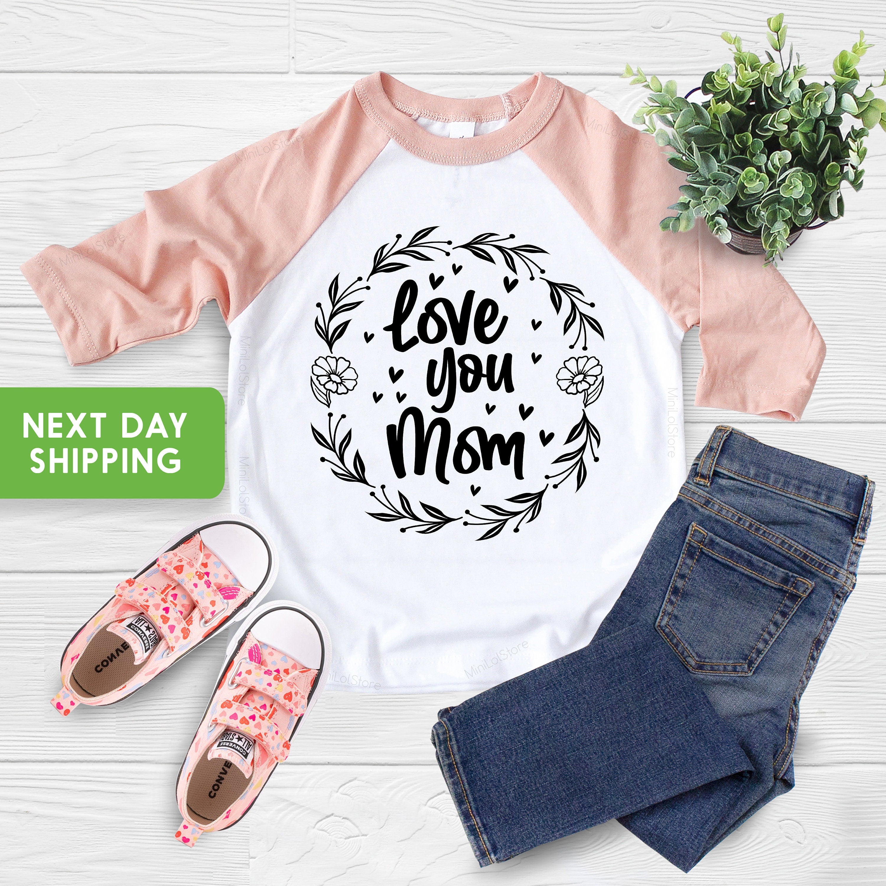 Love You Mom Onesie®, Mommy Baby Onesie®, I Love My Mom Onesie®, Mom Onesie®,  Love You Mom Toddler Shirts, Mother's Day Toddler Kids Shirts