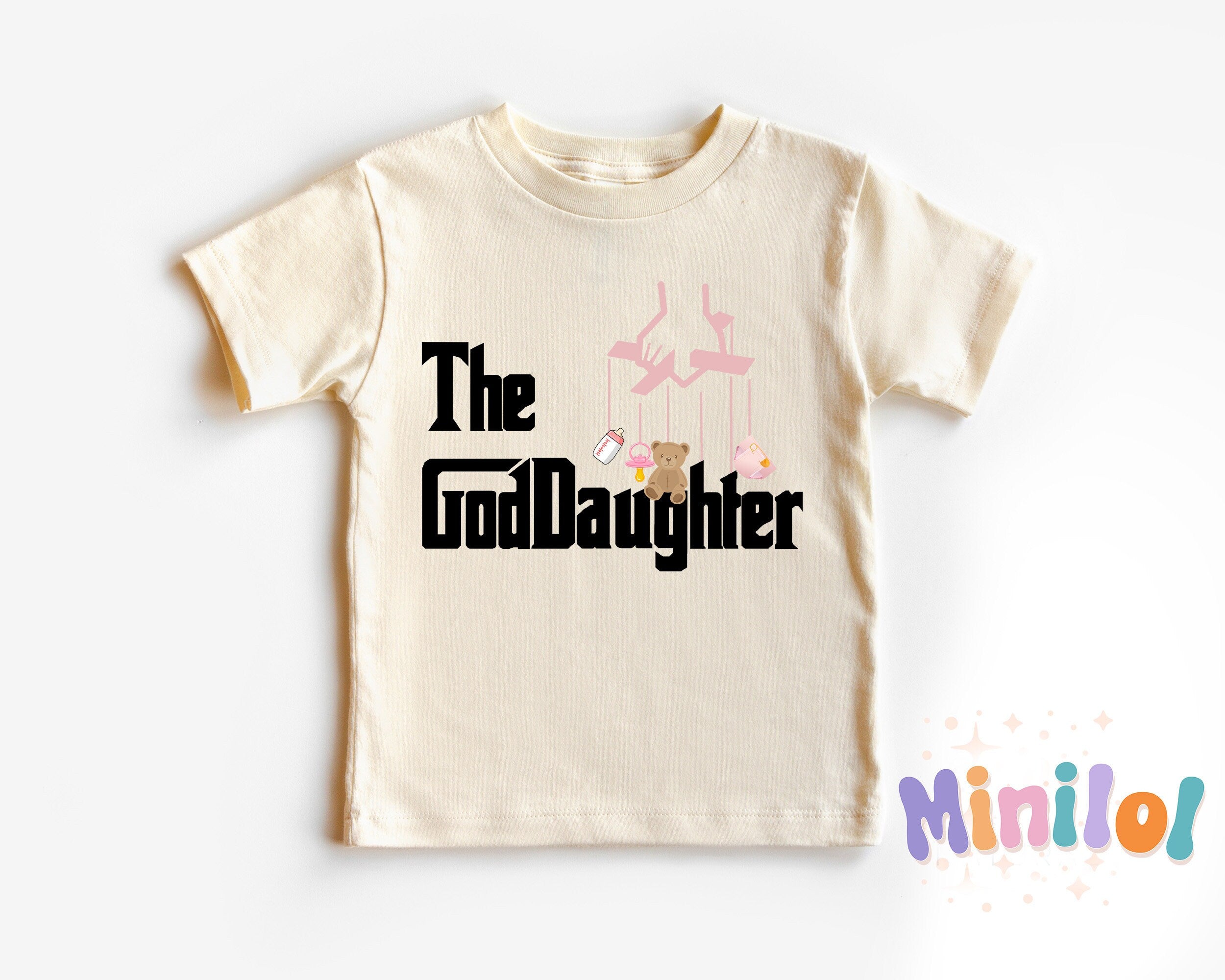 The GodDaughter Onesie®, Baby Onesie®, GodParent Shower Gift, Natural GodDaughter Onesie®, Natural GodBaby Gift, Natural Baptism Onesie®