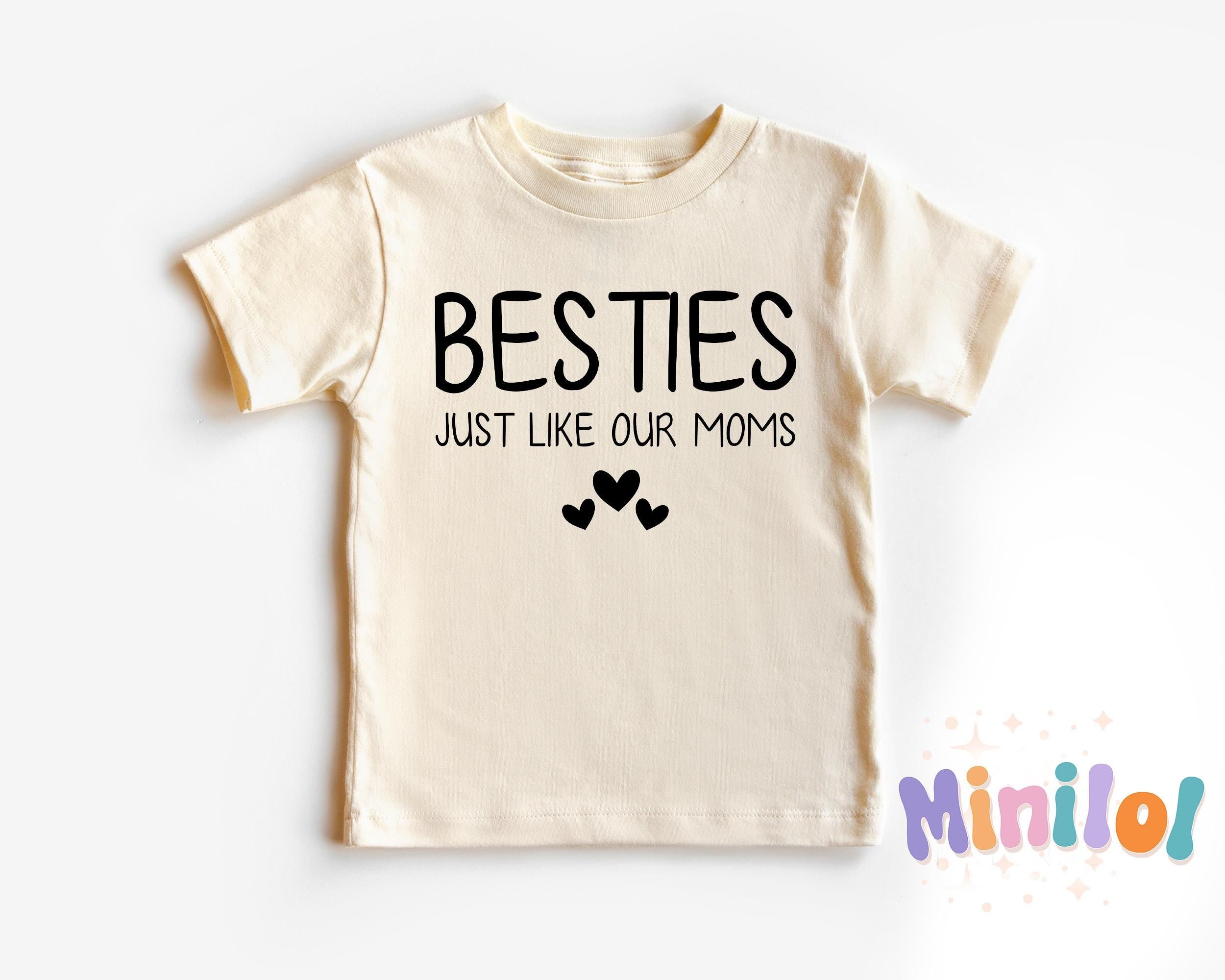 Cute Besties Just Like Our Moms Onesies®, Best Friends Newborn Bodysuit, Matching Baby Outfits, Cute Baby Gift, Baby Shower Gifts for Bestie