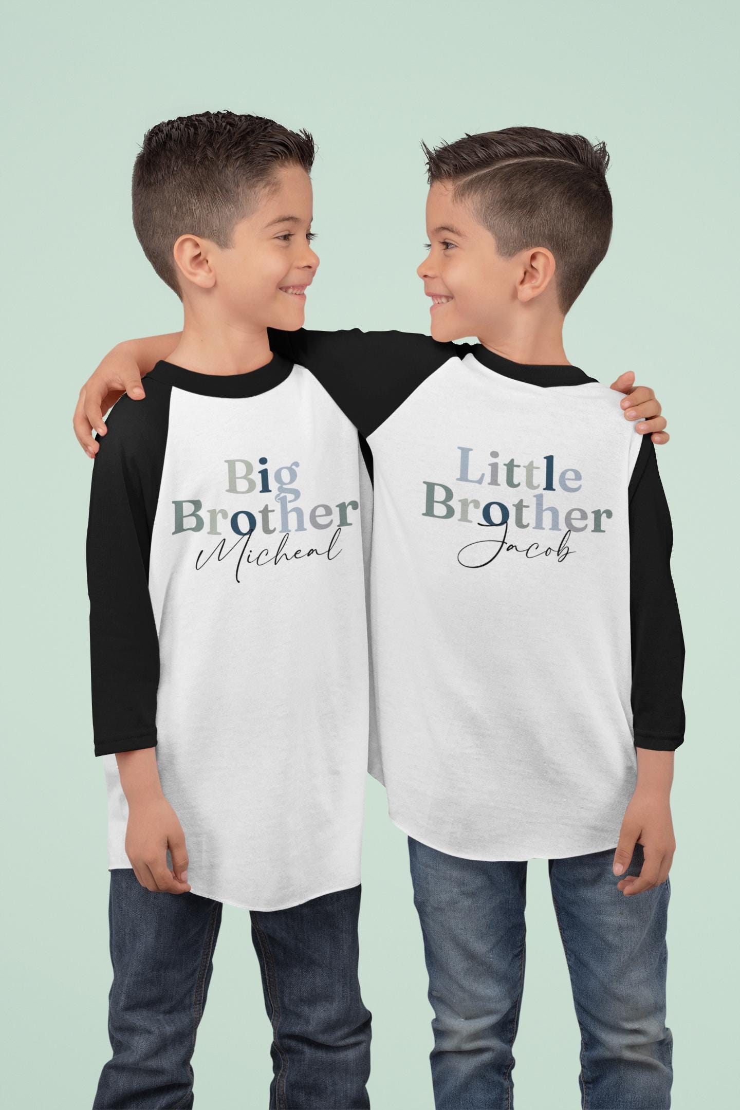 Big Brother Toddler Shirt, Little Brother Onesie®, Cute Sibling Shirts, Pregnancy Reveal Shirt, Custom Matching Brothers Shi