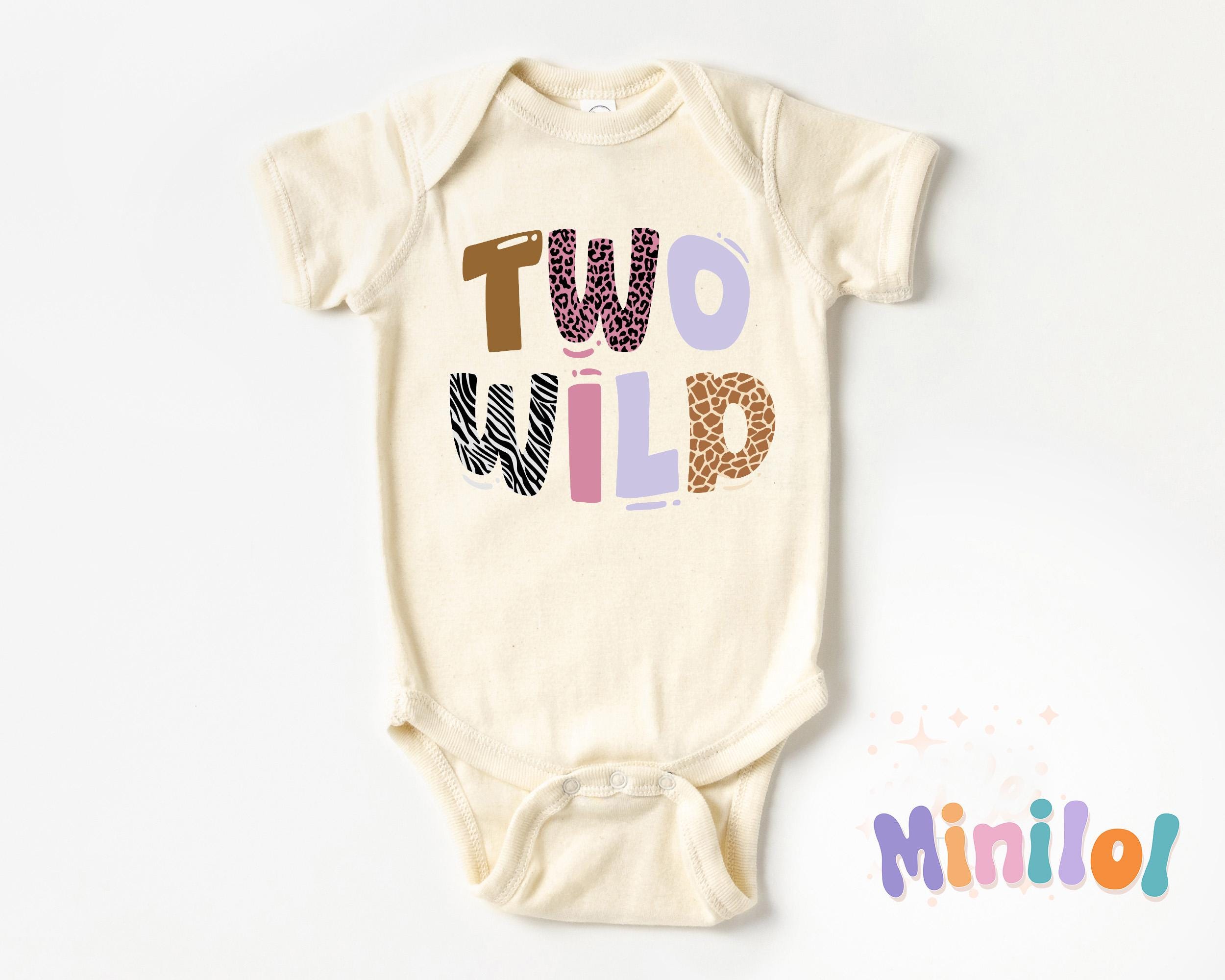 Two Wild Safari Birthday Shirt, Jungle Theme Two Wild Birthday Girl Shirt, Children's Birthday Gift, 2nd Birthday Shirt, 2nd Birthday Outfit