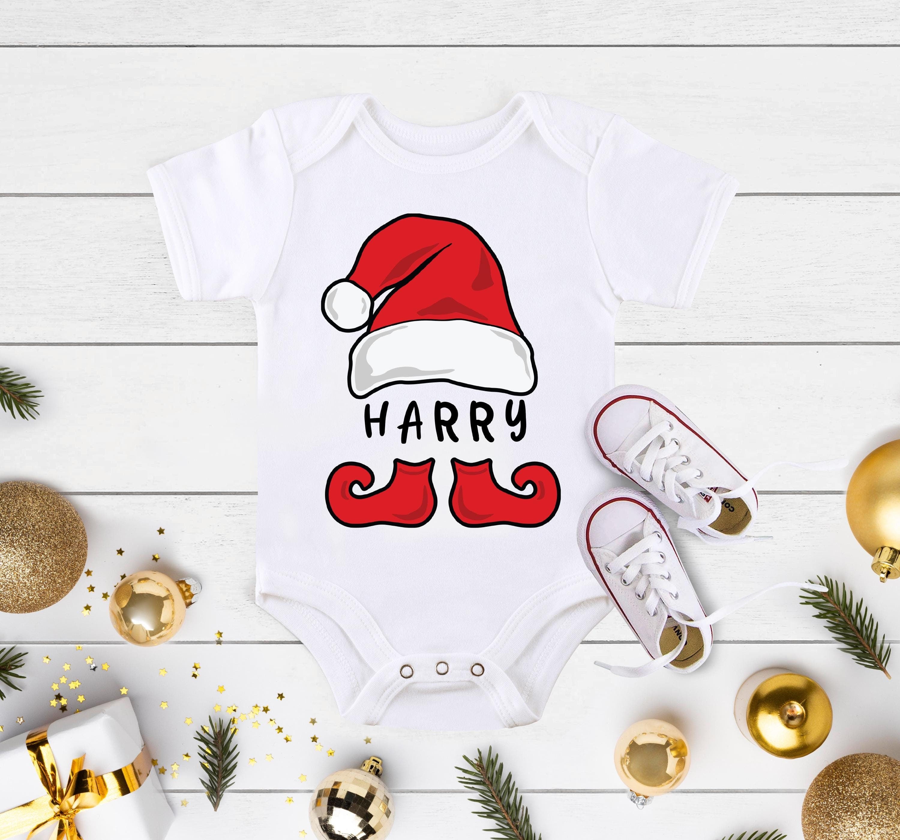 Kids Christmas Name Shirts, Personalized Toddler Christmas Shirt, Personalized Christmas Baby Onesie®, Custom Christmas Kids Shirt With Name