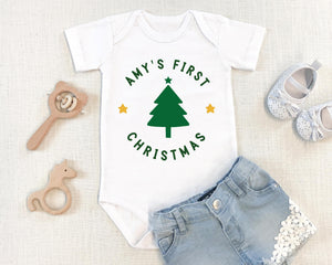 Personalized First Christmas Name Onesie® Christmas product image 1