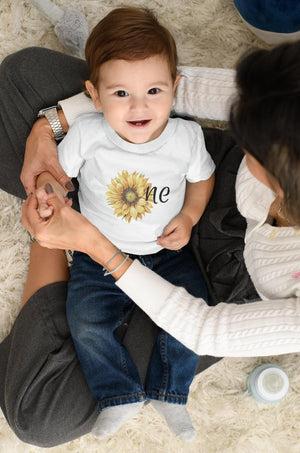 Sunflower First Birthday Cake Smash Shirt birthday product image 4
