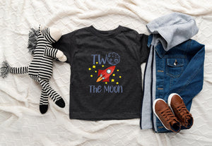 Two the Moon Second Birthday Shirt birthday product image 5