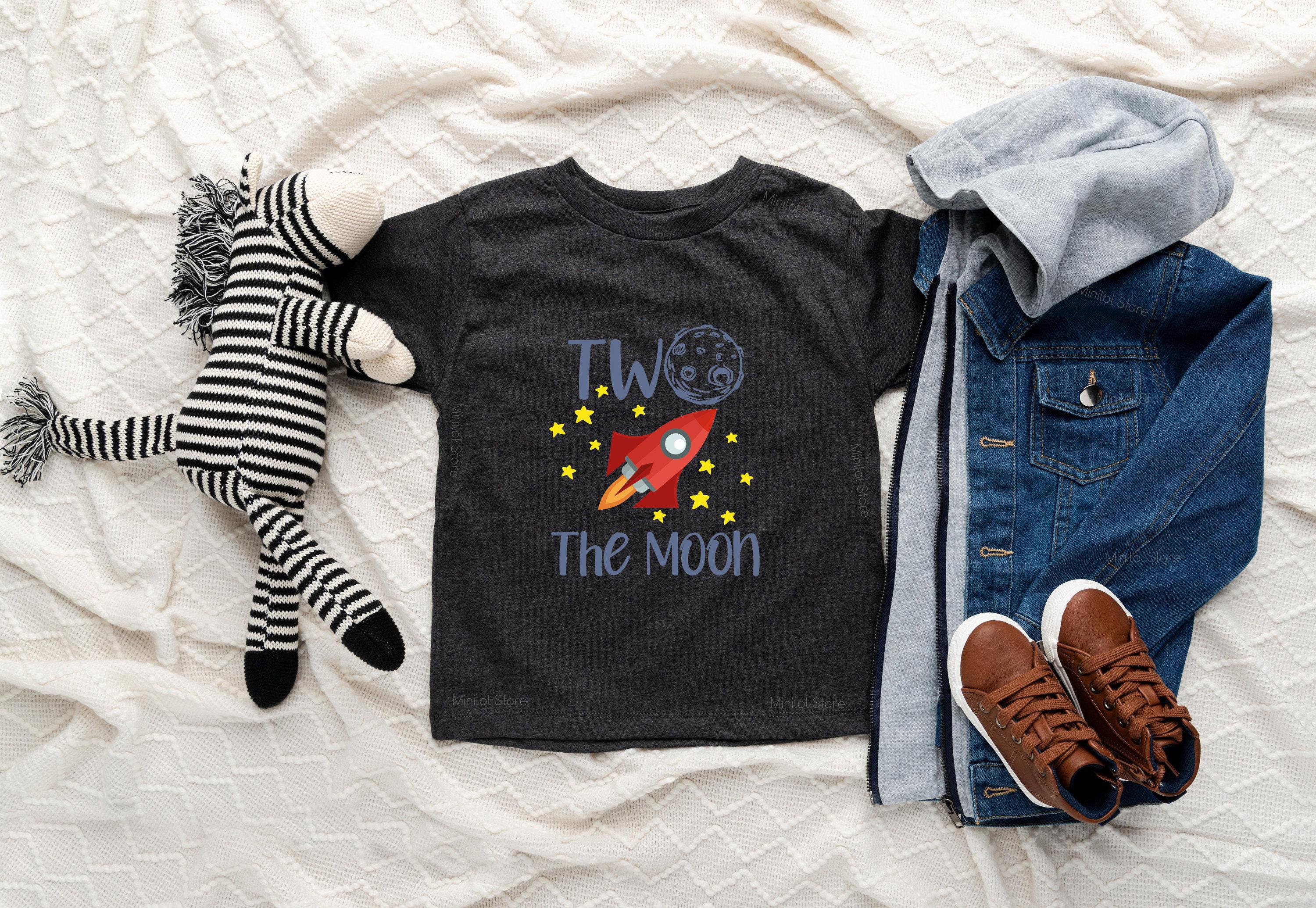Two the Moon Second Birthday Shirt birthday product image 5