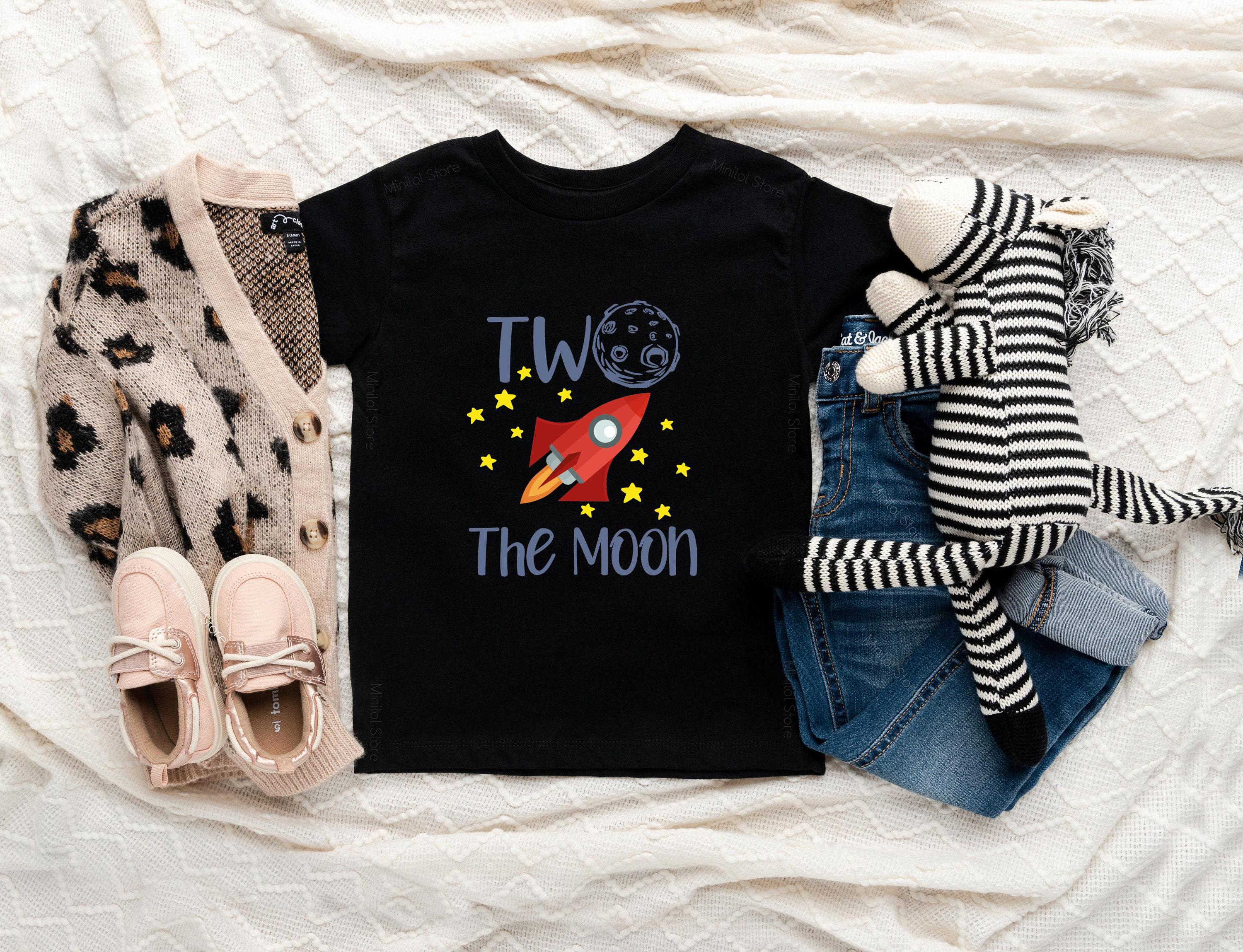 Two the Moon Second Birthday Shirt birthday product image 6