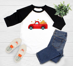 Fall Red Truck Baby Onesie® product image 6