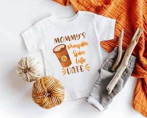 Mommy's Pumpkin Spice Latte Date Baby Onesie® product image 2