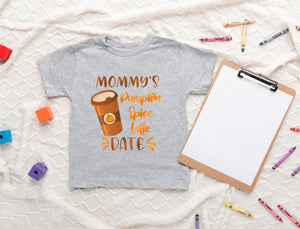 Mommy's Pumpkin Spice Latte Date Baby Onesie® product image 3