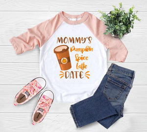 Mommy's Pumpkin Spice Latte Date Baby Onesie® product image 6