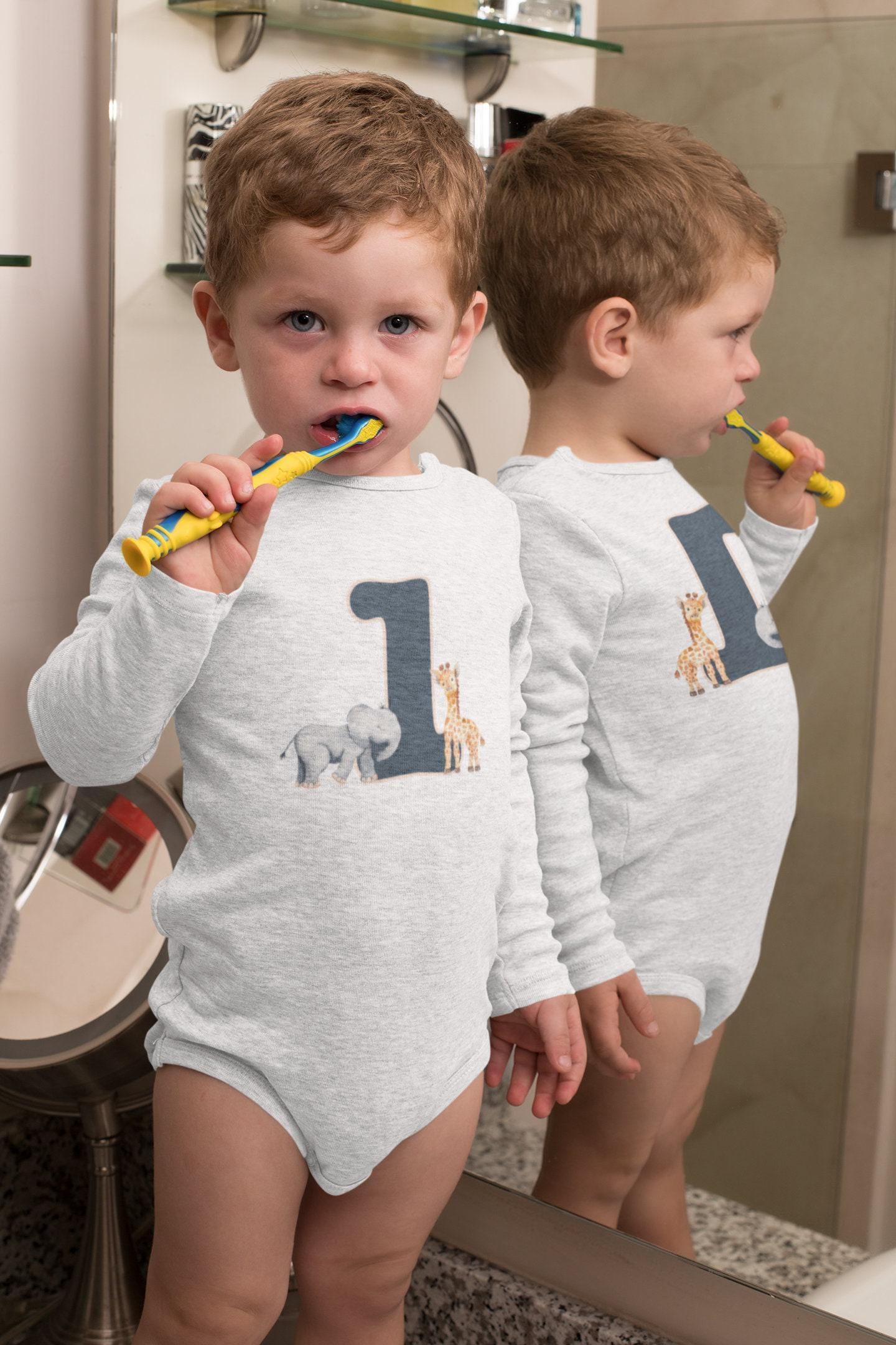 Safari First Birthday Cake Smash Shirt birthday product image 4