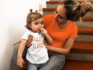 Seasonal apparel color chart for Little Turkey Thanksgiving Baby Onesie® – Style 2