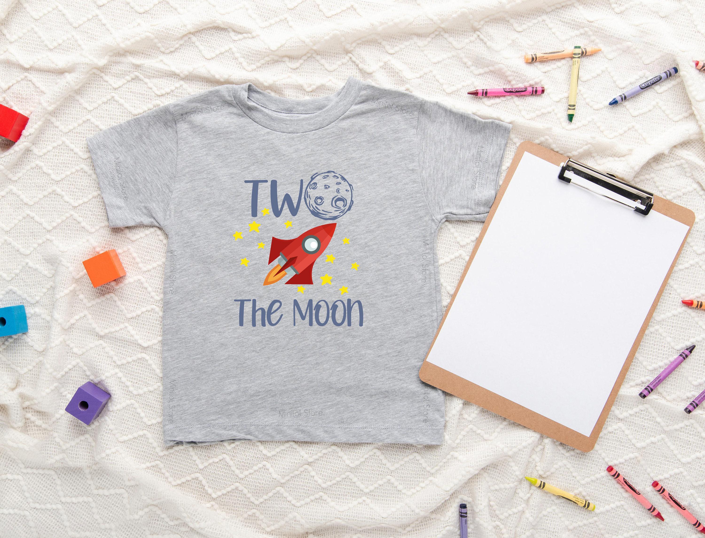 Two the Moon Second Birthday Shirt birthday product image 4